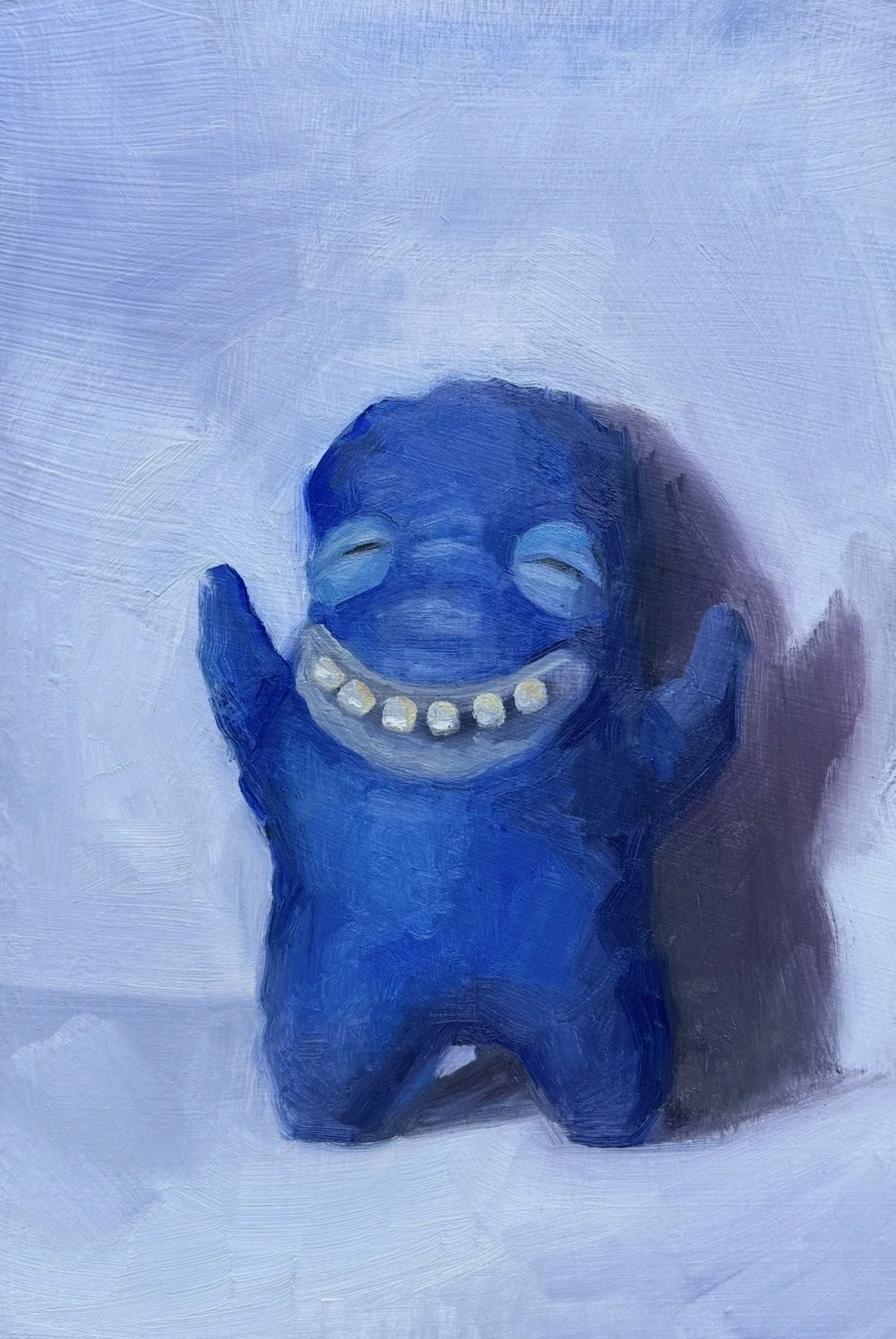 "Fuggler" 
Oil on panel, 8x12