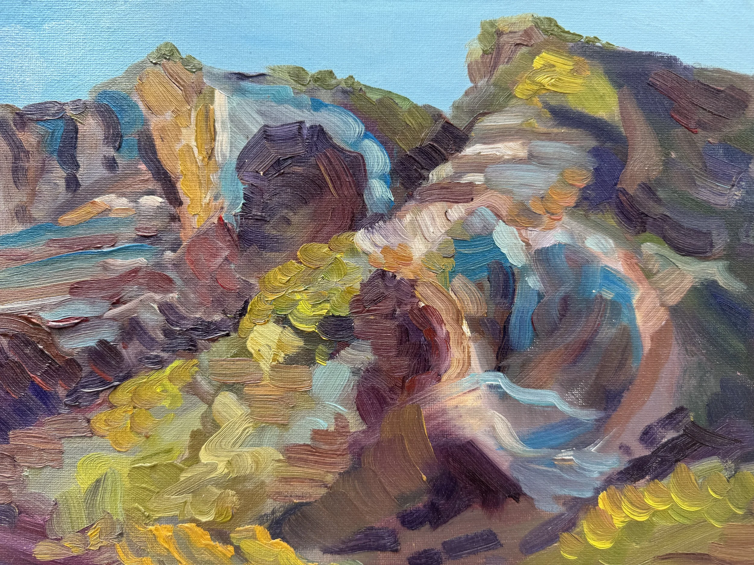 "Canyon Quick Study"
Oil on canvas board, 8x10