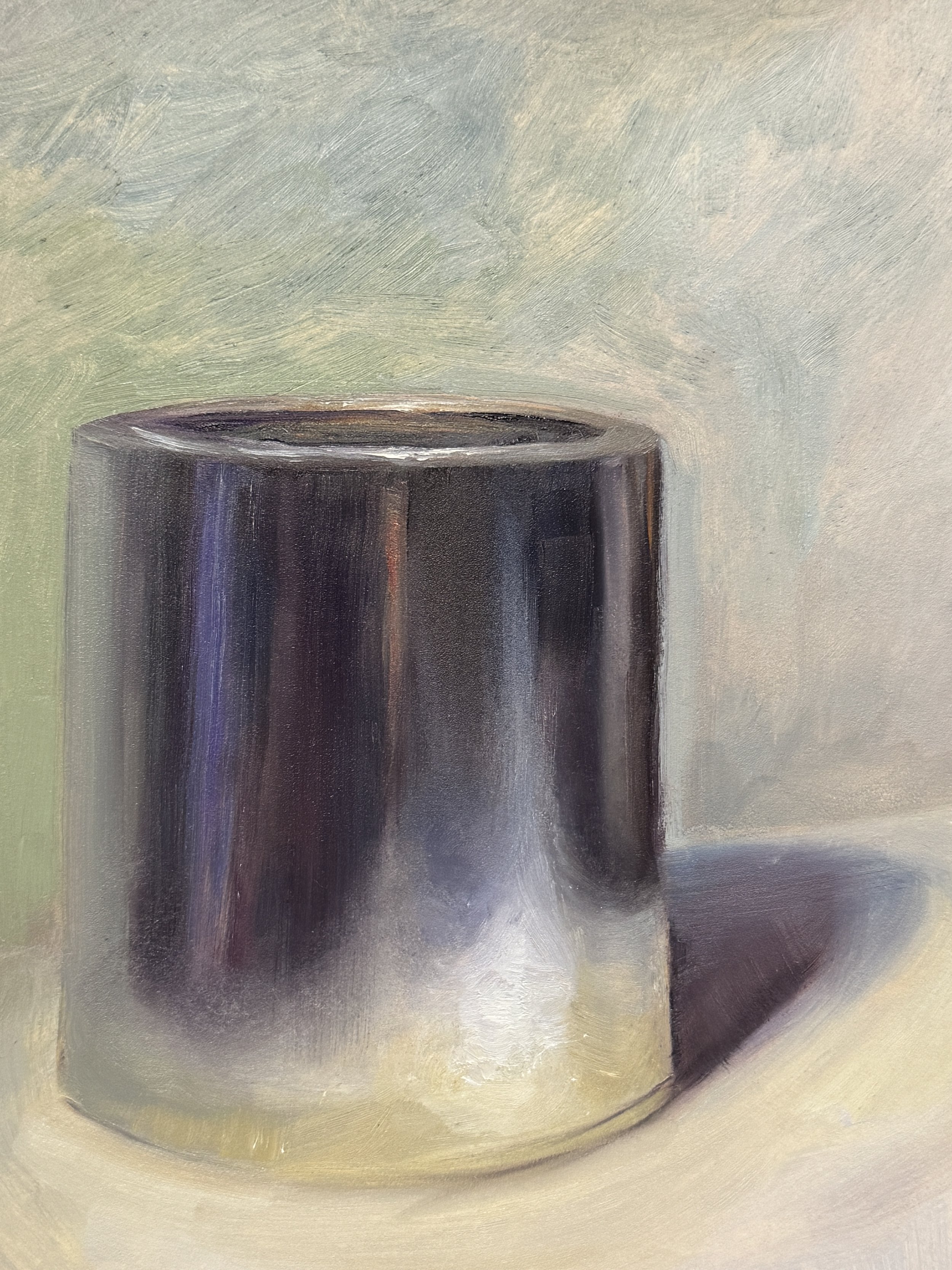 "Tin Can"
oil on panel, 9x12