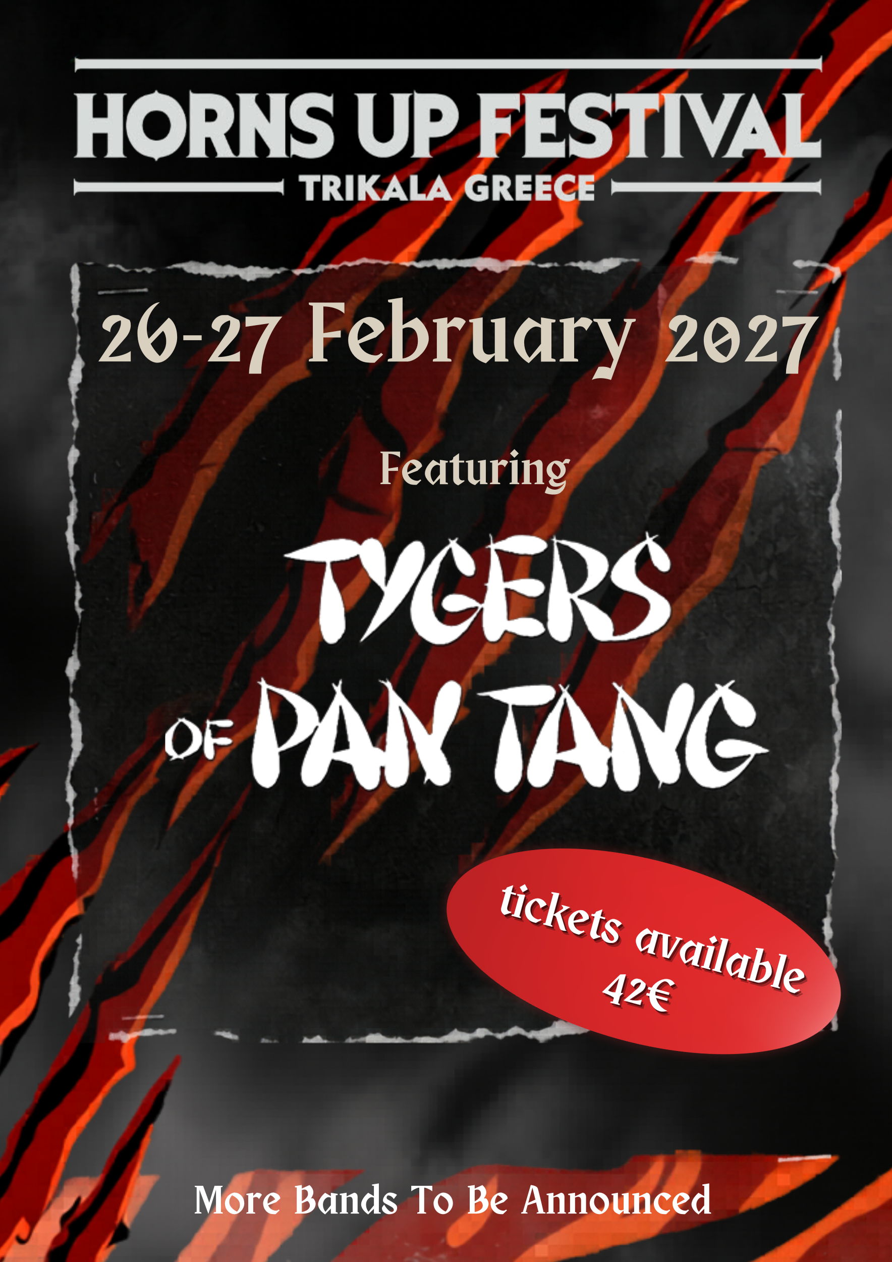 Horns Up Festival 2027 - Tygers Of Pan Tang