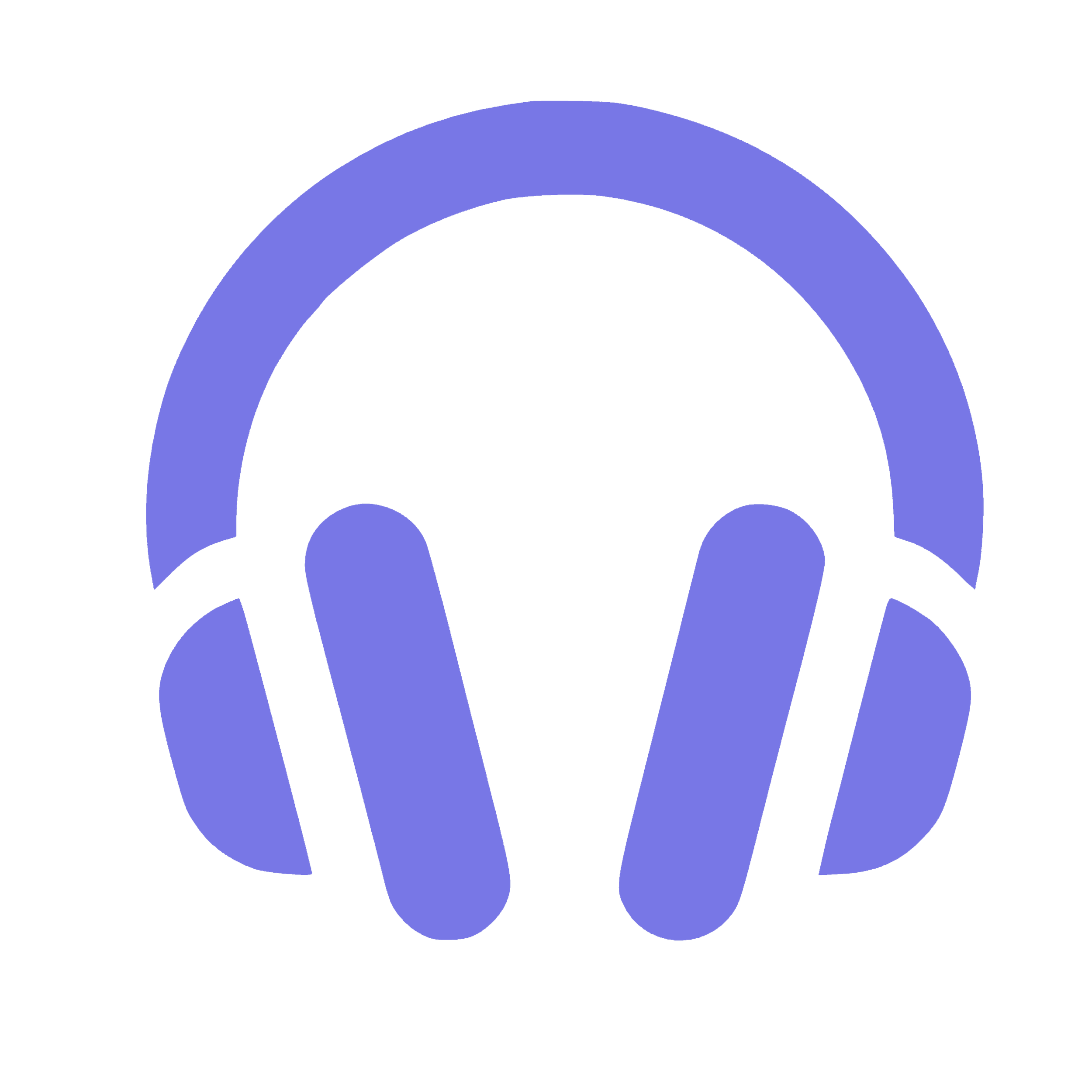 Minimalistic Icon of headphones