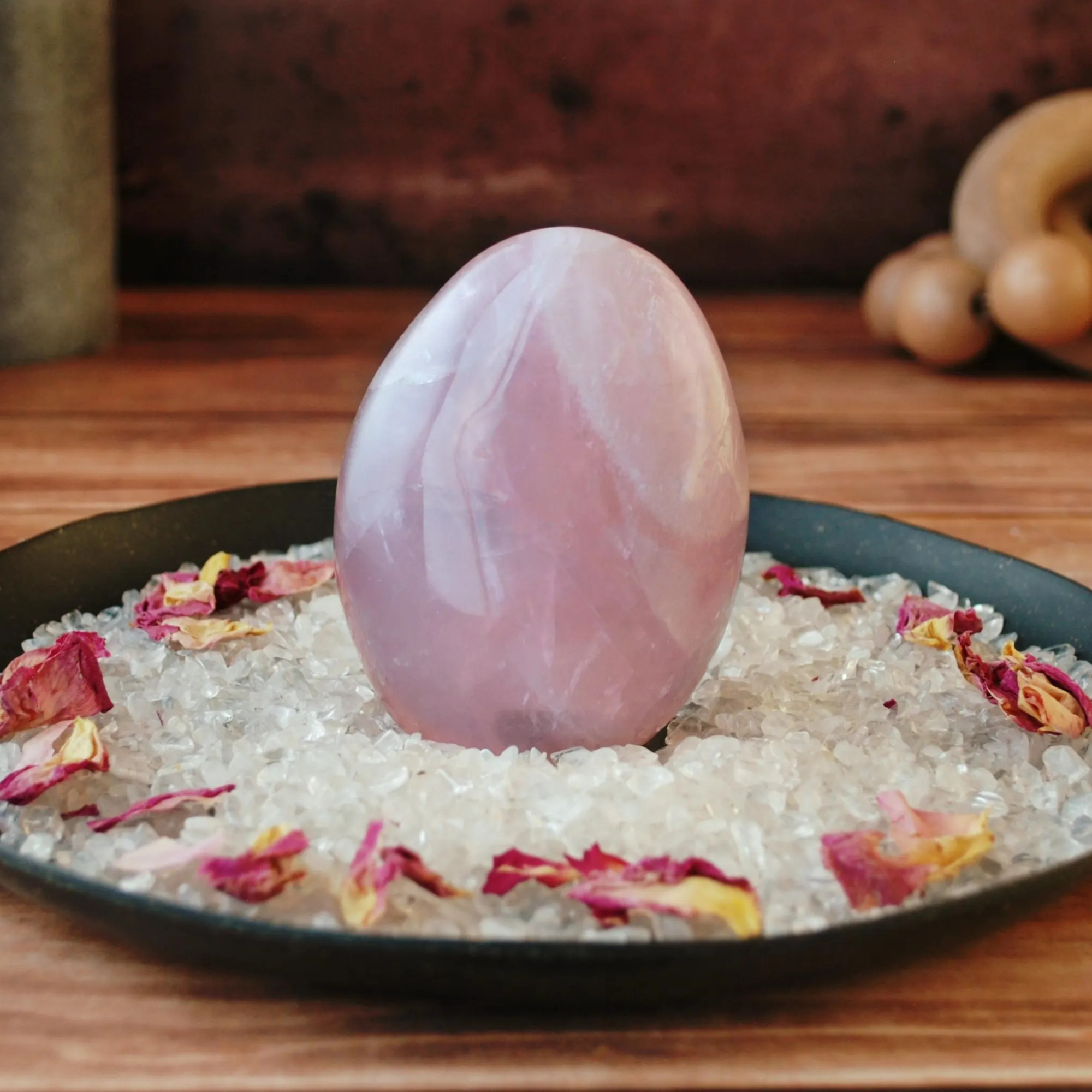 Soft Glow Rose Quartz Freeform