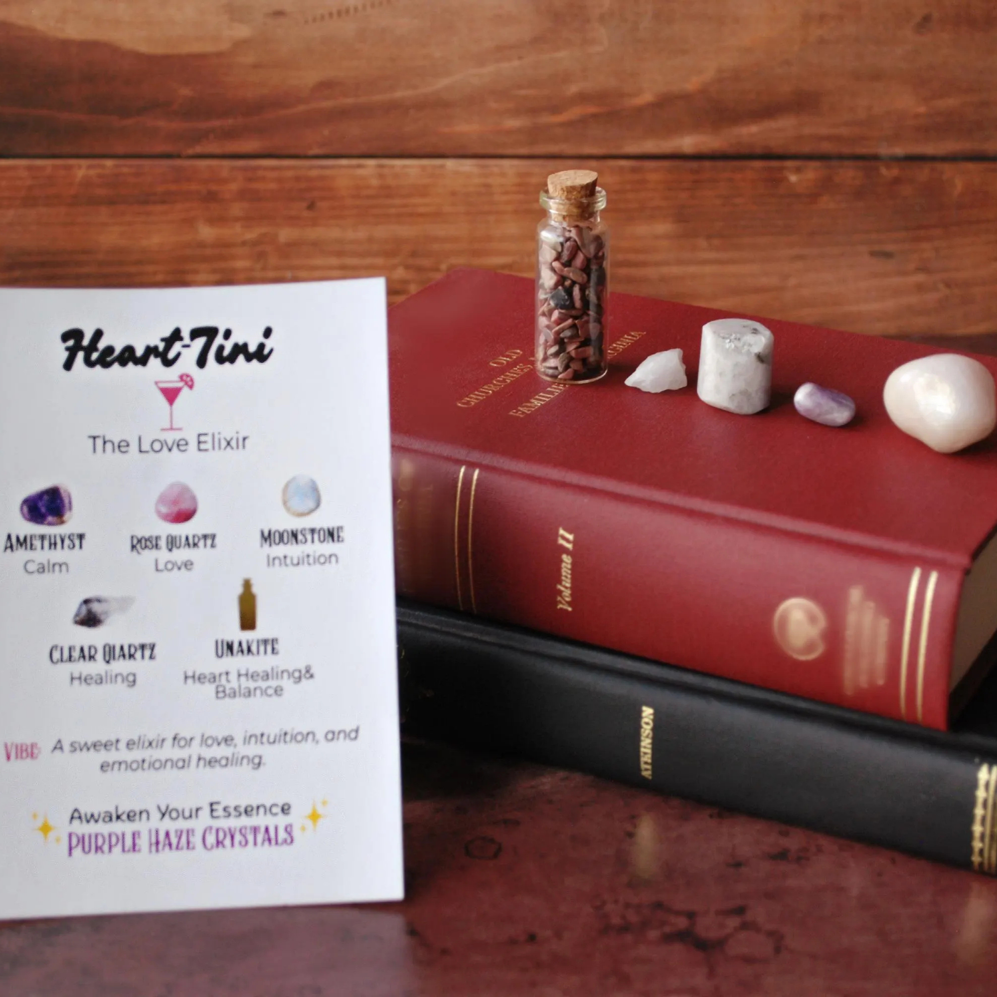 Heart-Tini Crystal Cocktail Kit – Love, Intuition & Heart Healing Set