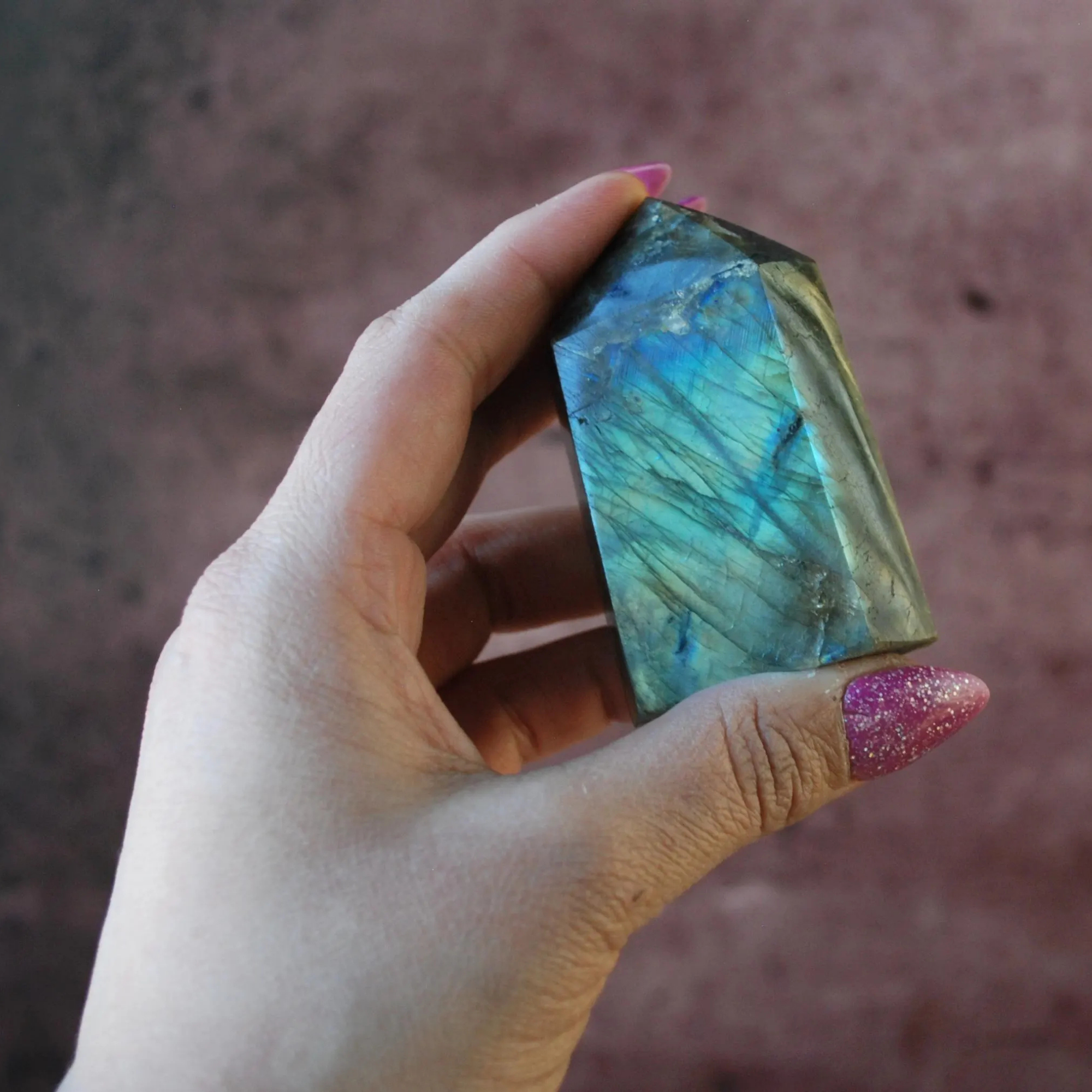Labradorite Tower – Flash Protection Crystal