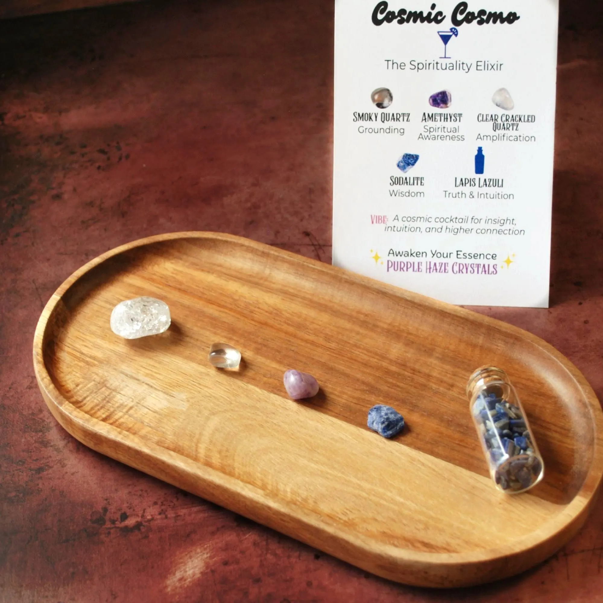 Cosmic Cosmo Crystal Cocktail Kit – Intuition, Insight & Spiritual Growth Set