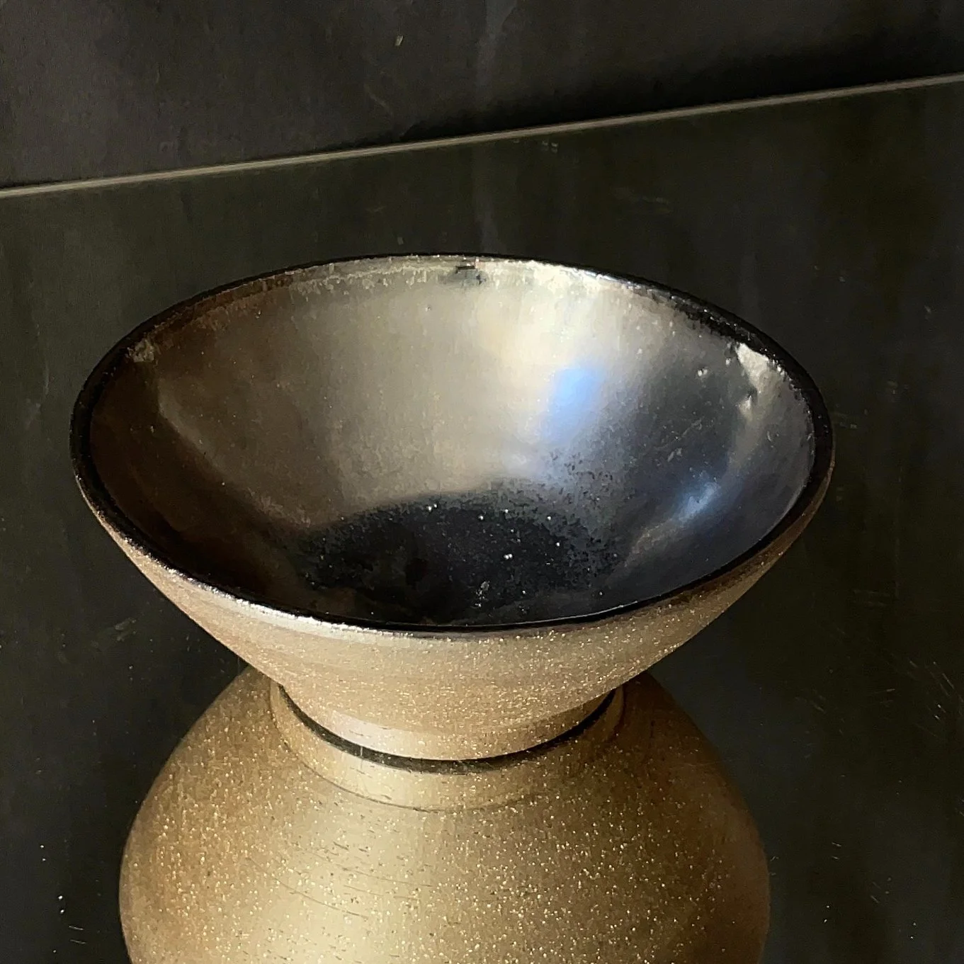 CONICAL BOWL IN PALLADIUM