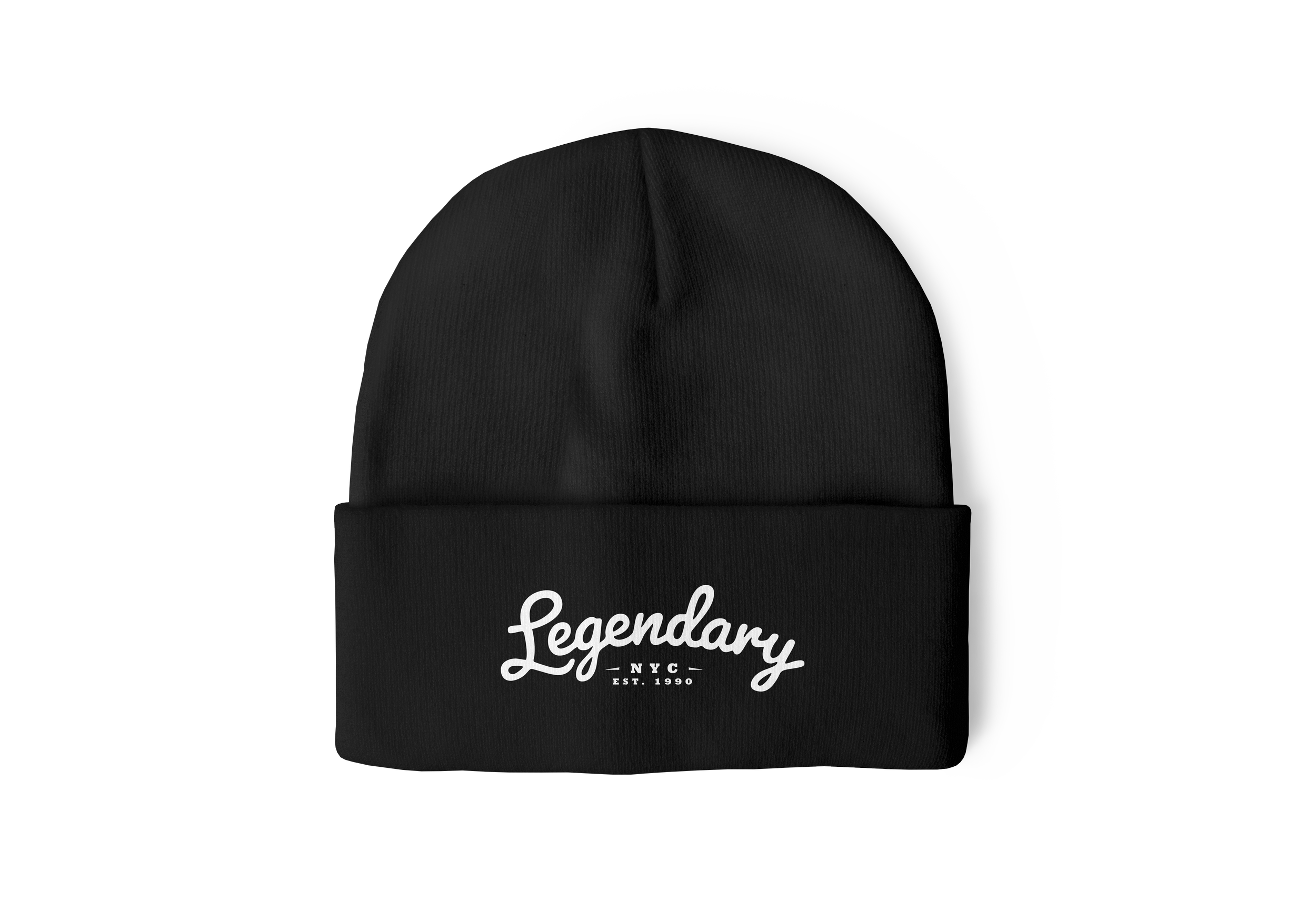 Carmines Legendary NYC Beanie Front.png