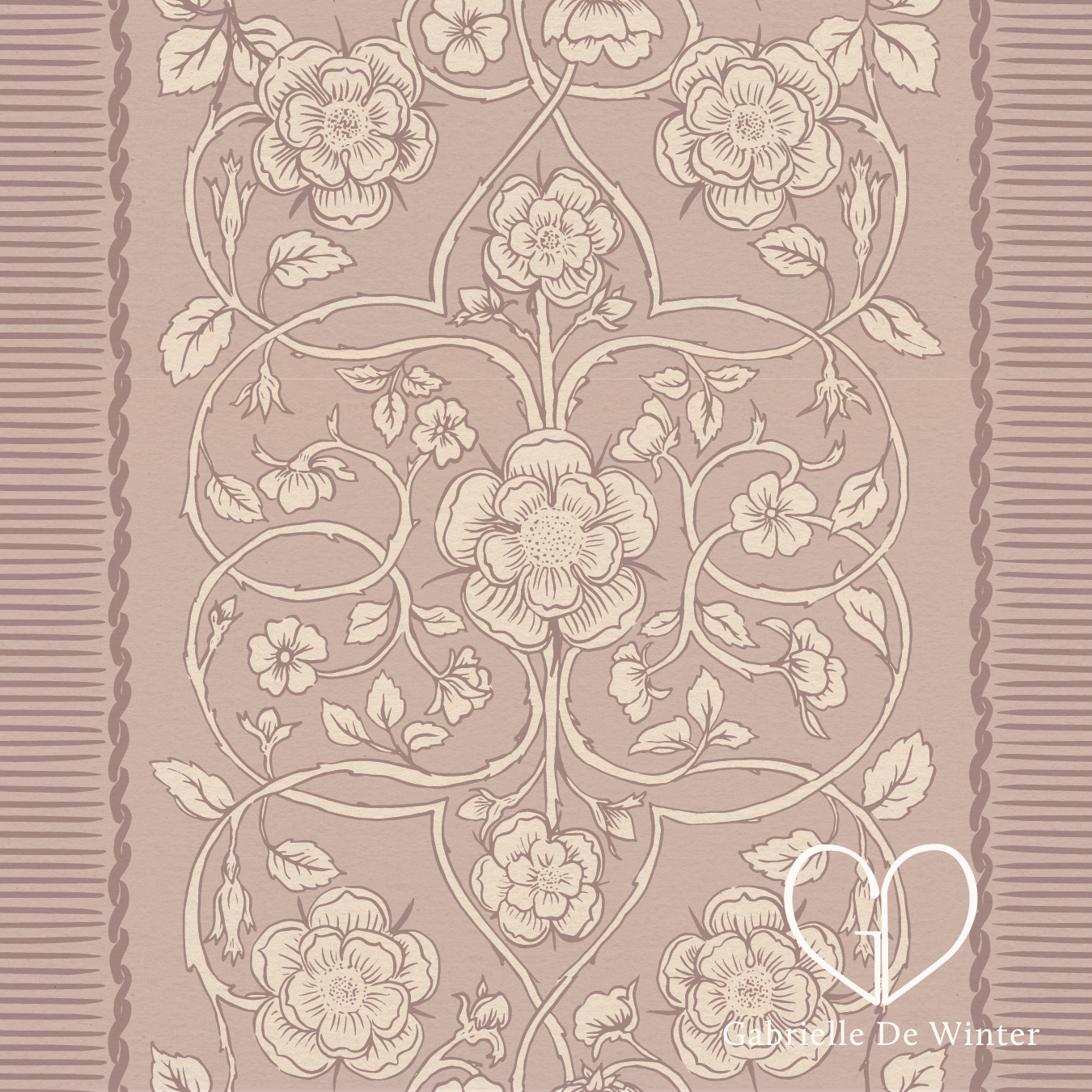 Rosette Story - Ornamental Stripe