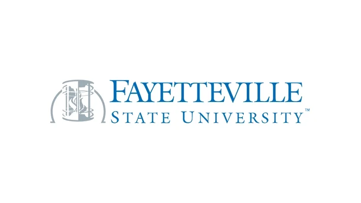 Fayetteville State University logo with a caduceus symbol.