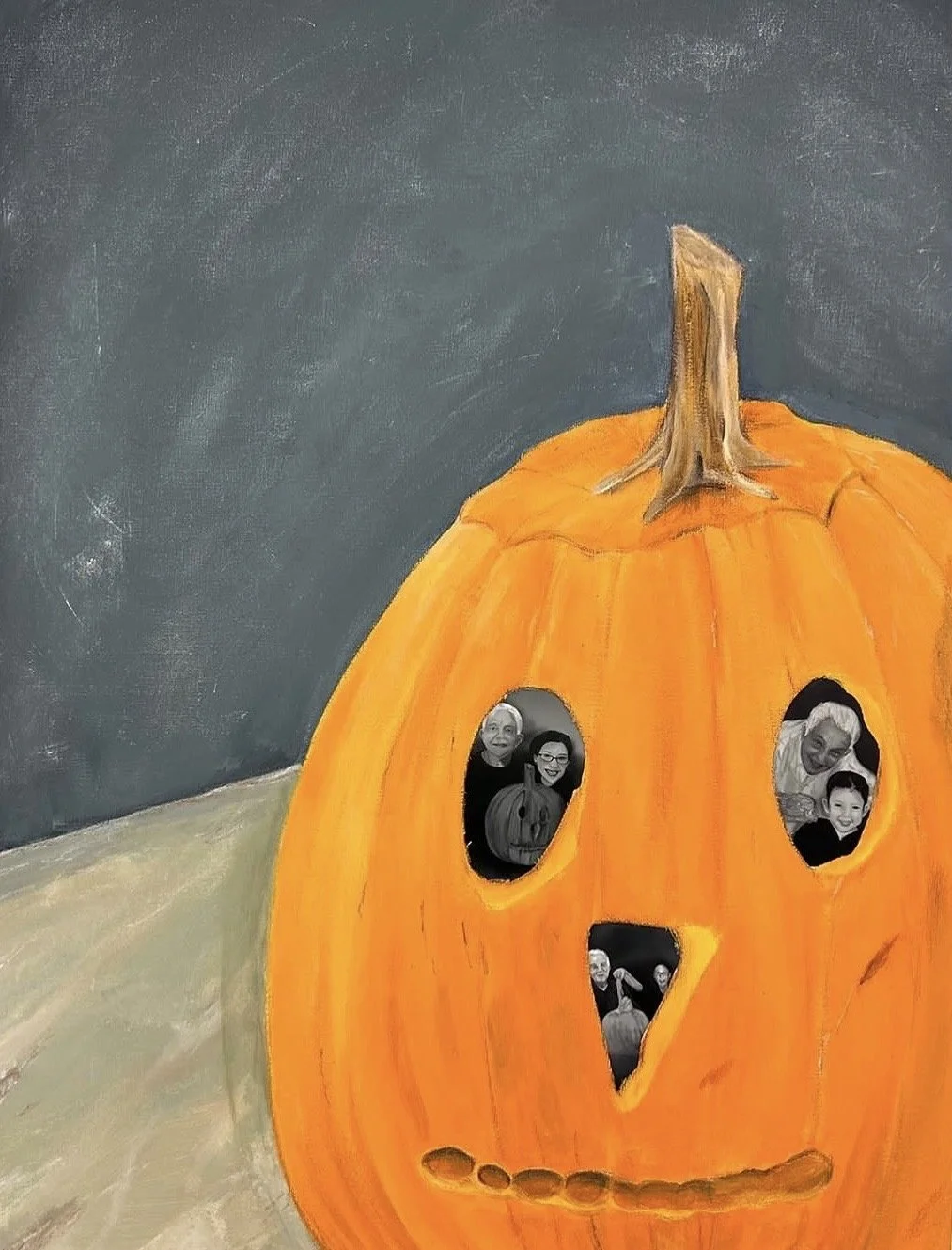 Pumpkins with Poppy