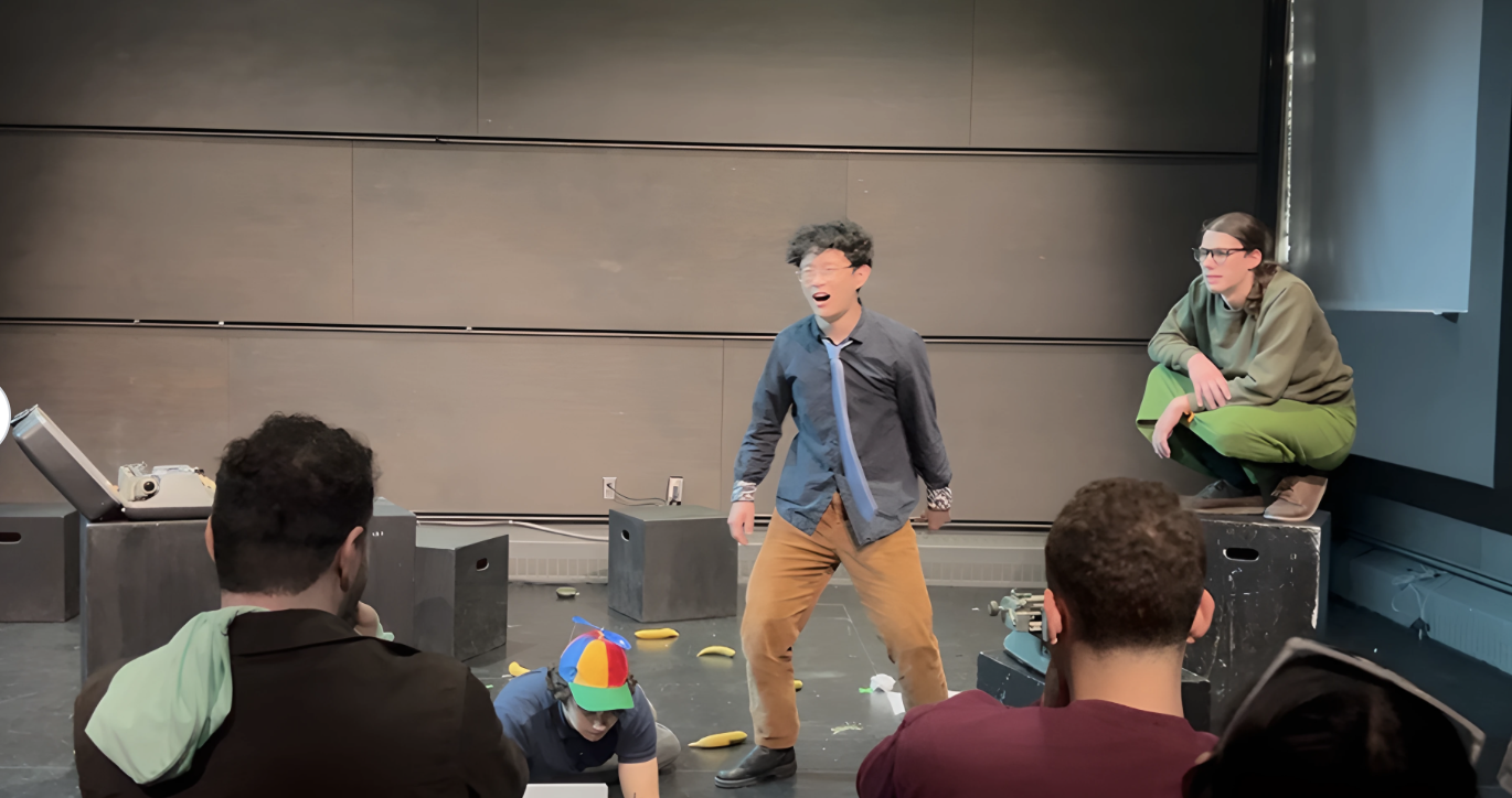 The cast of Words, Words, Words