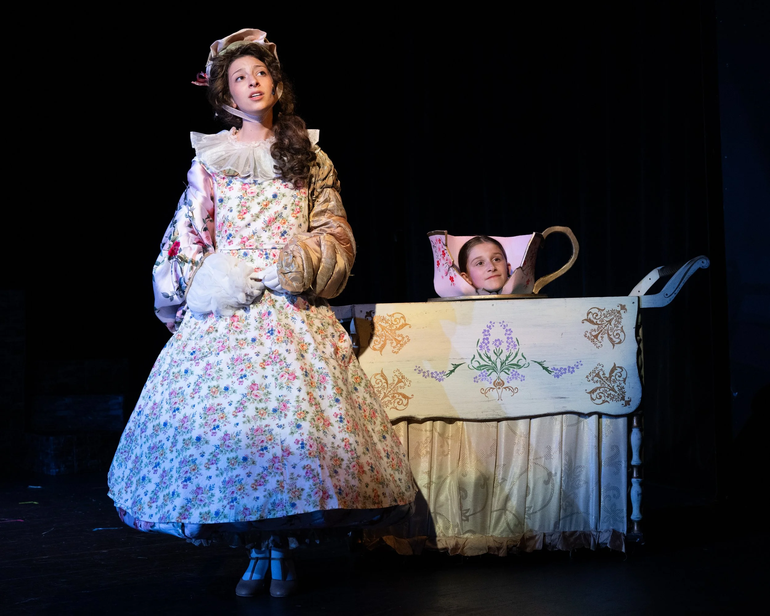 Hannah Pressman and Poppy Sisko in Beauty and the Beast