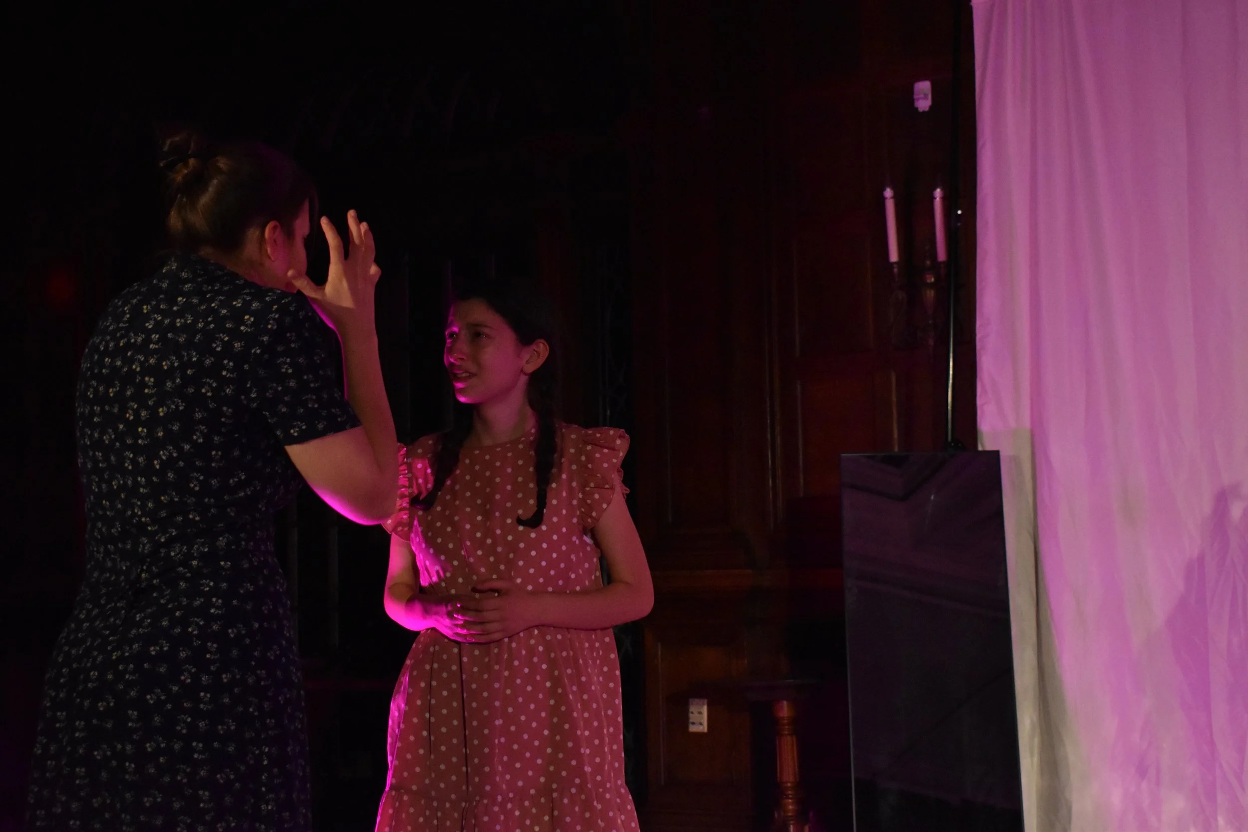 Hannah Pressman and Faith Wendel in The Monsters