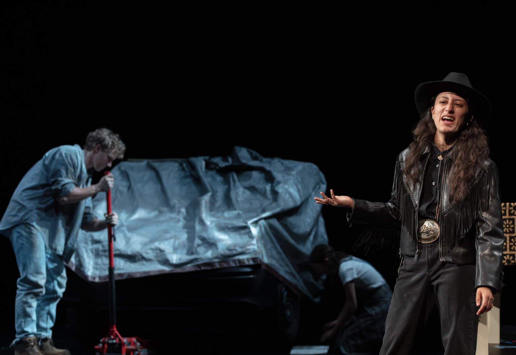 Hannah Pressman, Jack Allen Greenfield, and Francesca Castellanos in Got My Back