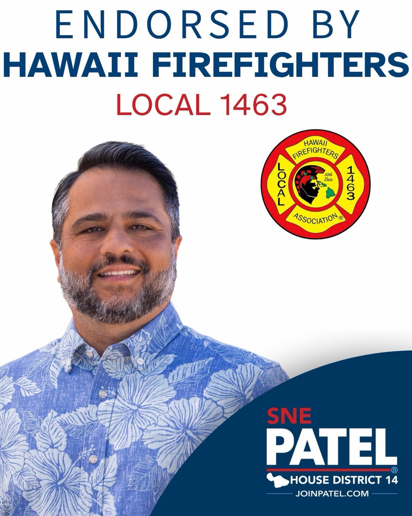 I&rsquo;m deeply grateful to the Hawaiʻi Fire Fighters Association Local 1463 for their endorsement and for placing their trust in me to serve the people of West Maui. Our firefighters put their lives on the line to protect our families, and I&rsquo;