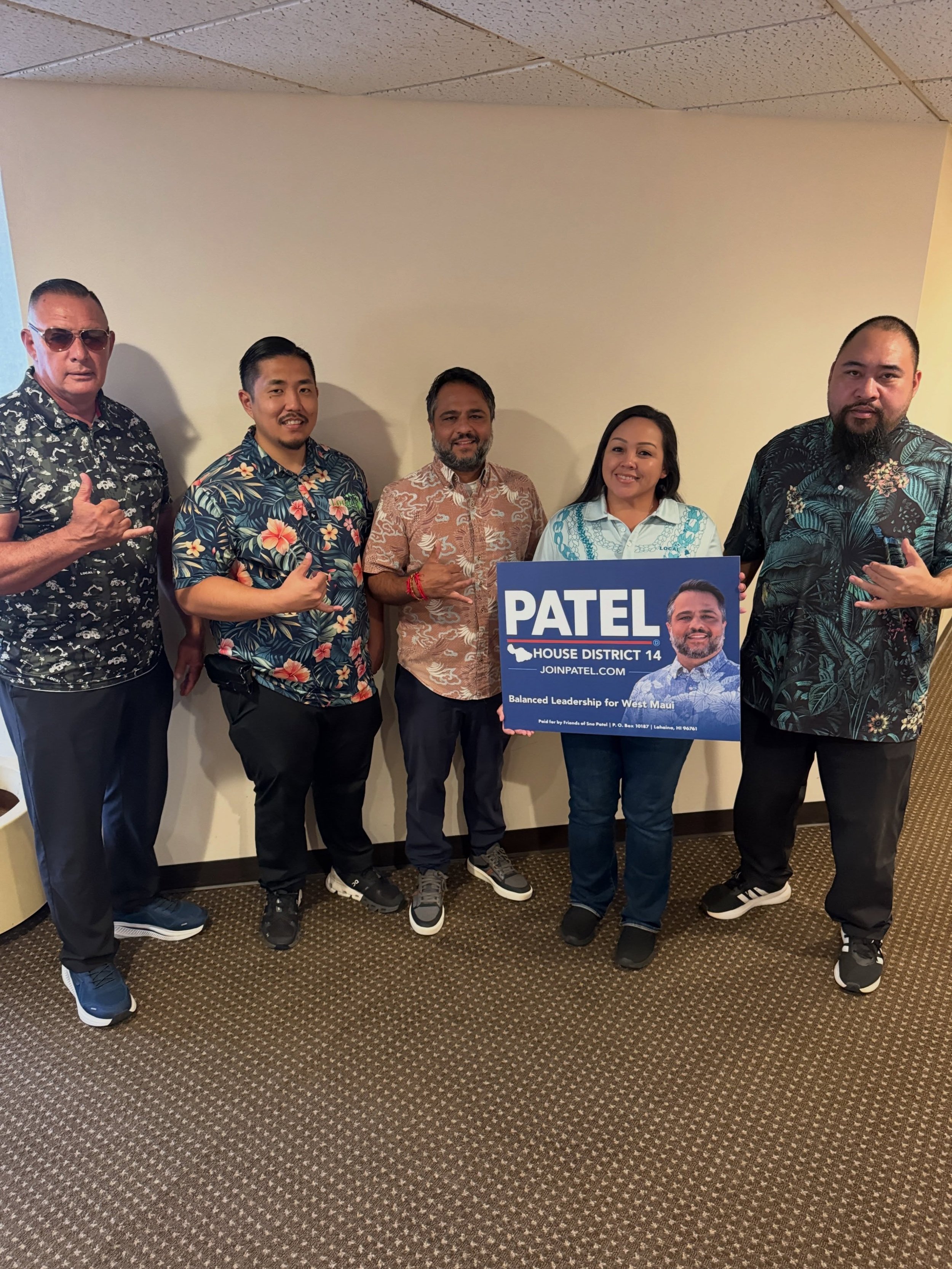 I&rsquo;m honored to receive the endorsement of the Hawaii Operating Engineers Industry Stabilization Fund. Local families and local workers are at the heart of a prosperous future for West Maui. That means creating opportunities for good-paying jobs