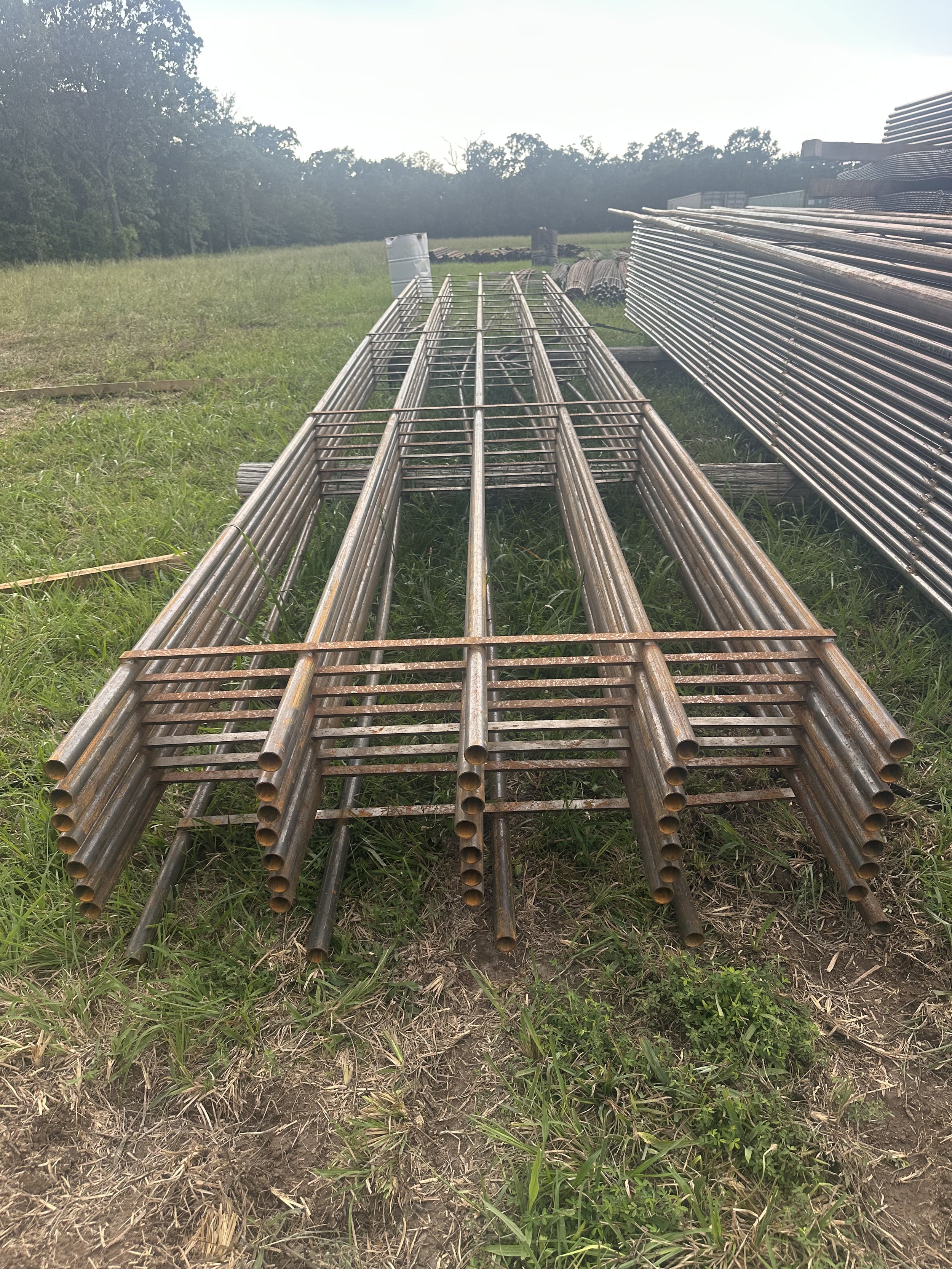 5 Bar Continuous Fence Panels