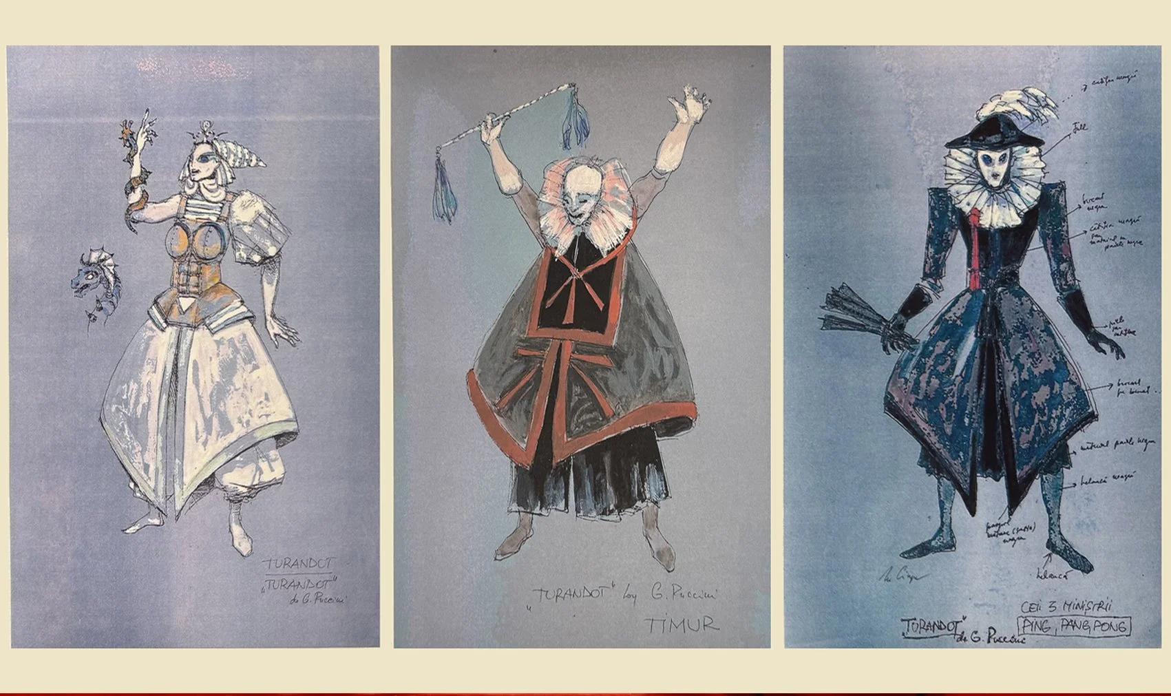 COSTUME RENDERINGS