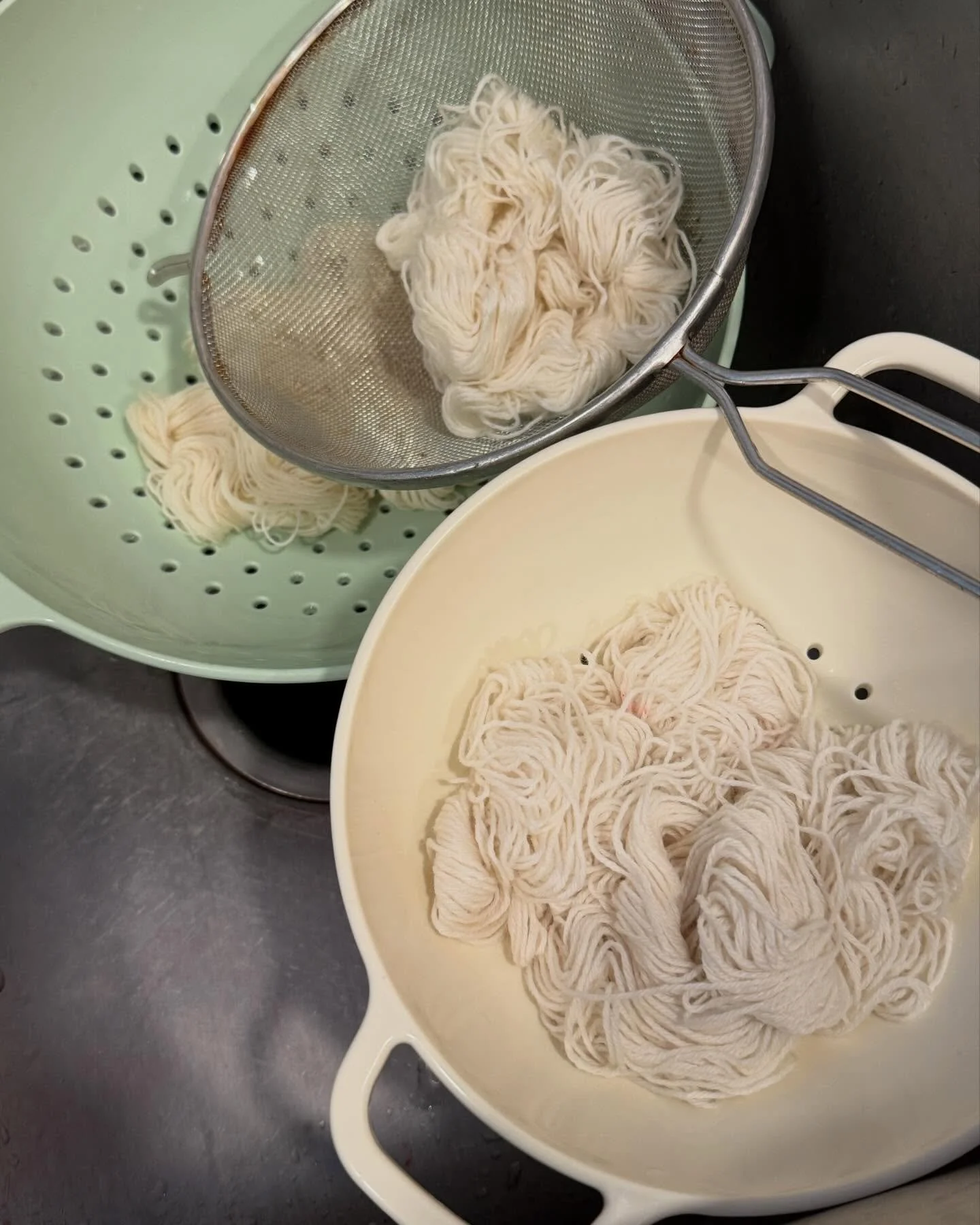 Meet our blank canvas &mdash; beautiful undyed yarn just waiting to be transformed into something worth savoring. The color is coming. Stay with us. 🍷🧶
#intoxicatedfibers #handdyedyarn #comingsoon #indiedyers #pacificnorthwestmade