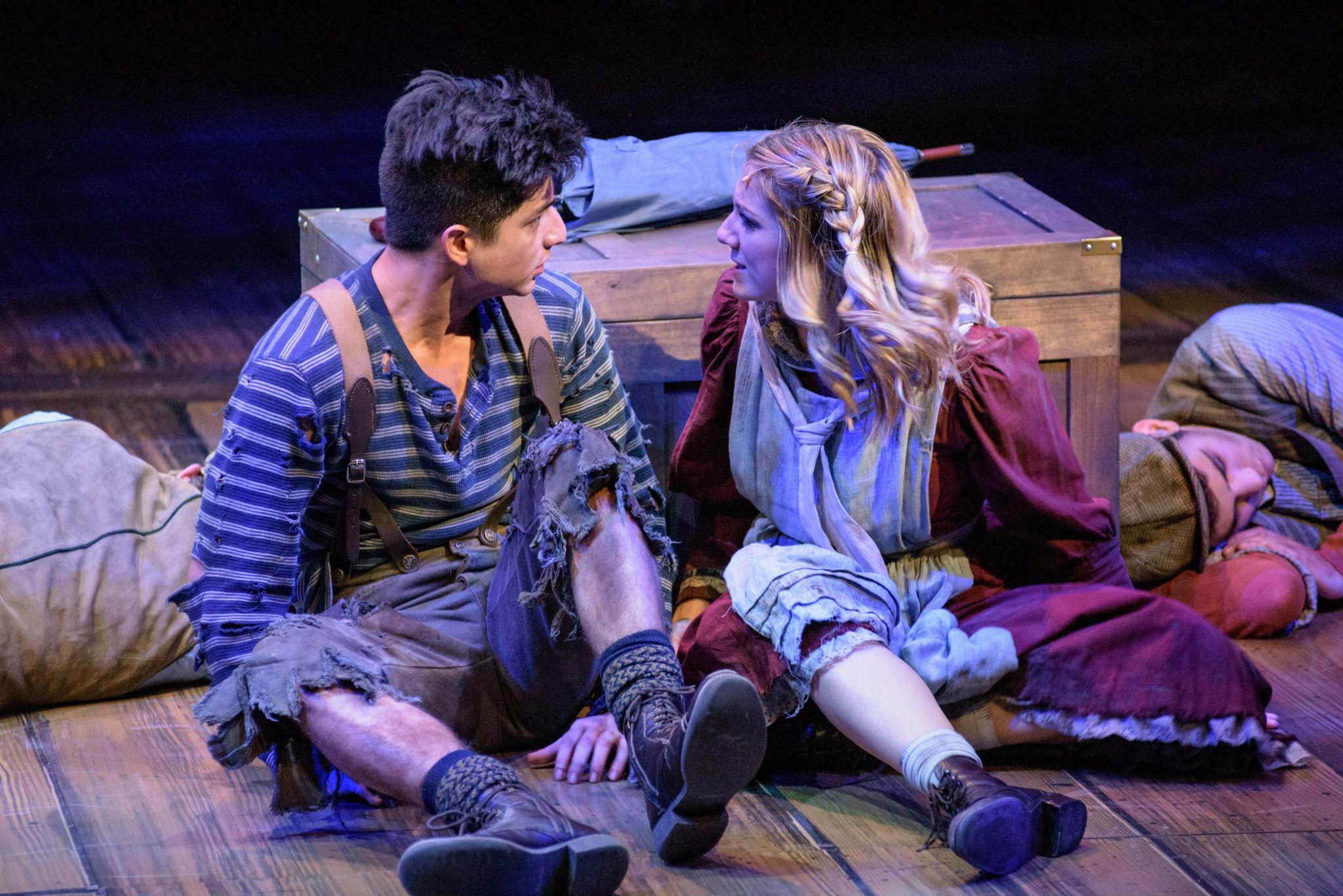 Also bringing her share of delight is Sara Burke as the female lead, Molly. So rarely do we see a strong female character on stage, and Sara Burke carries this young girl with a rare composure, while still bringing that certain childish attitude to t