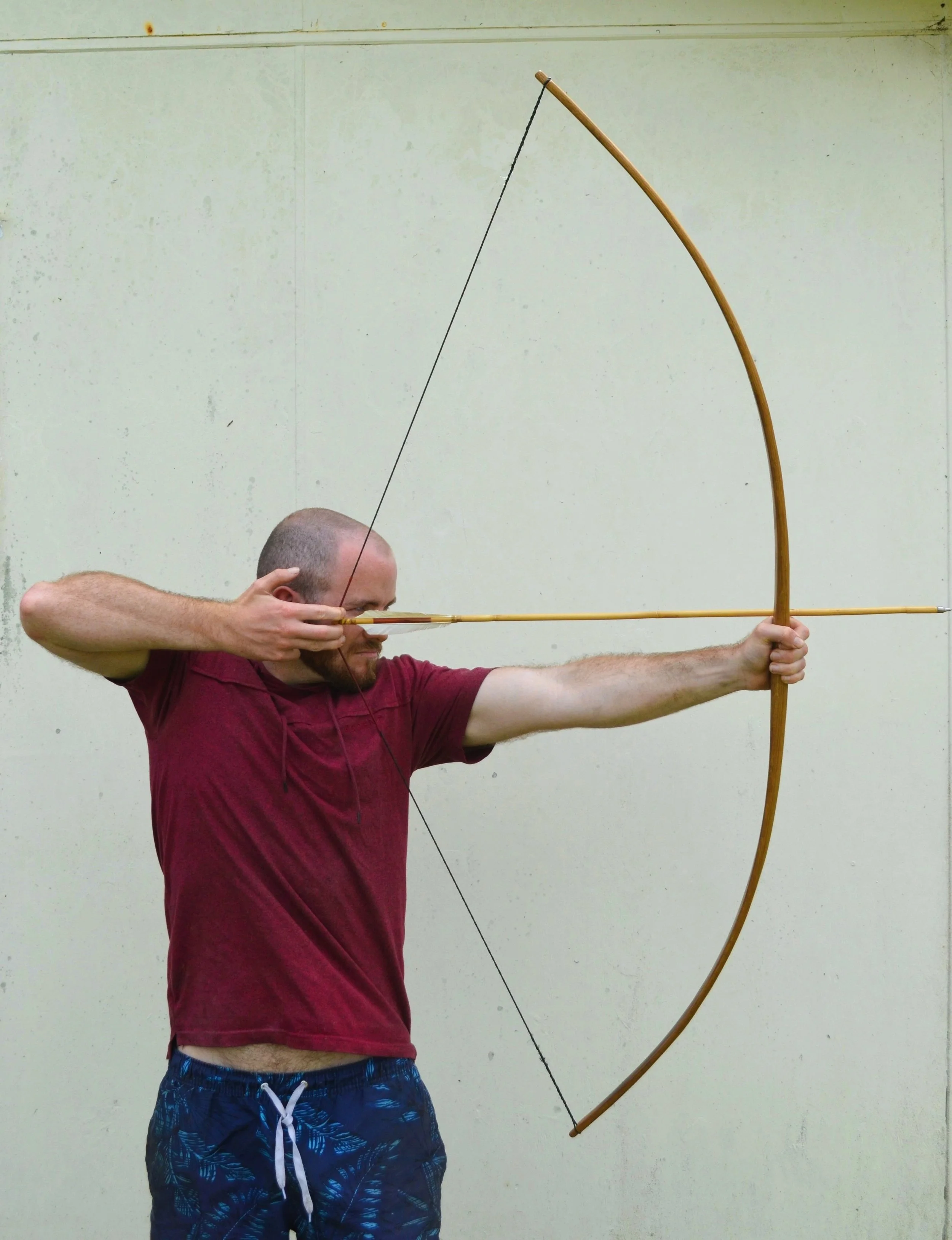 Powhatan Style Longbow - American Red Oak
