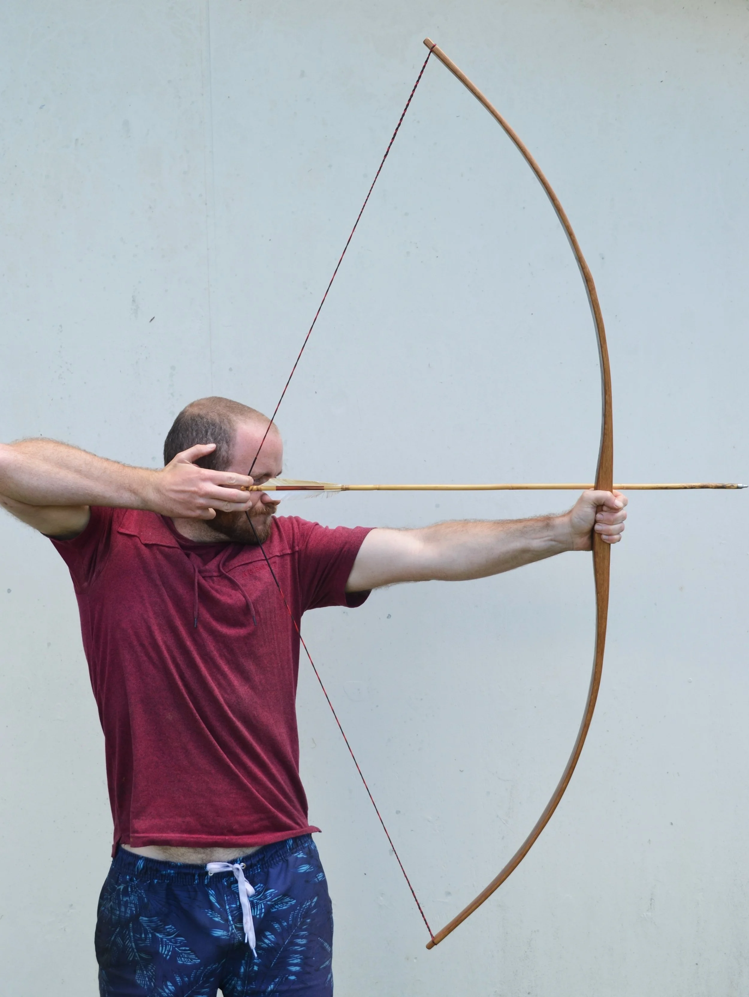 Sudbury Style Paddle Bow - American Red Oak
