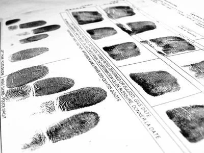 Fingerprint analysis with multiple fingerprint samples and a fingerprint sheet.