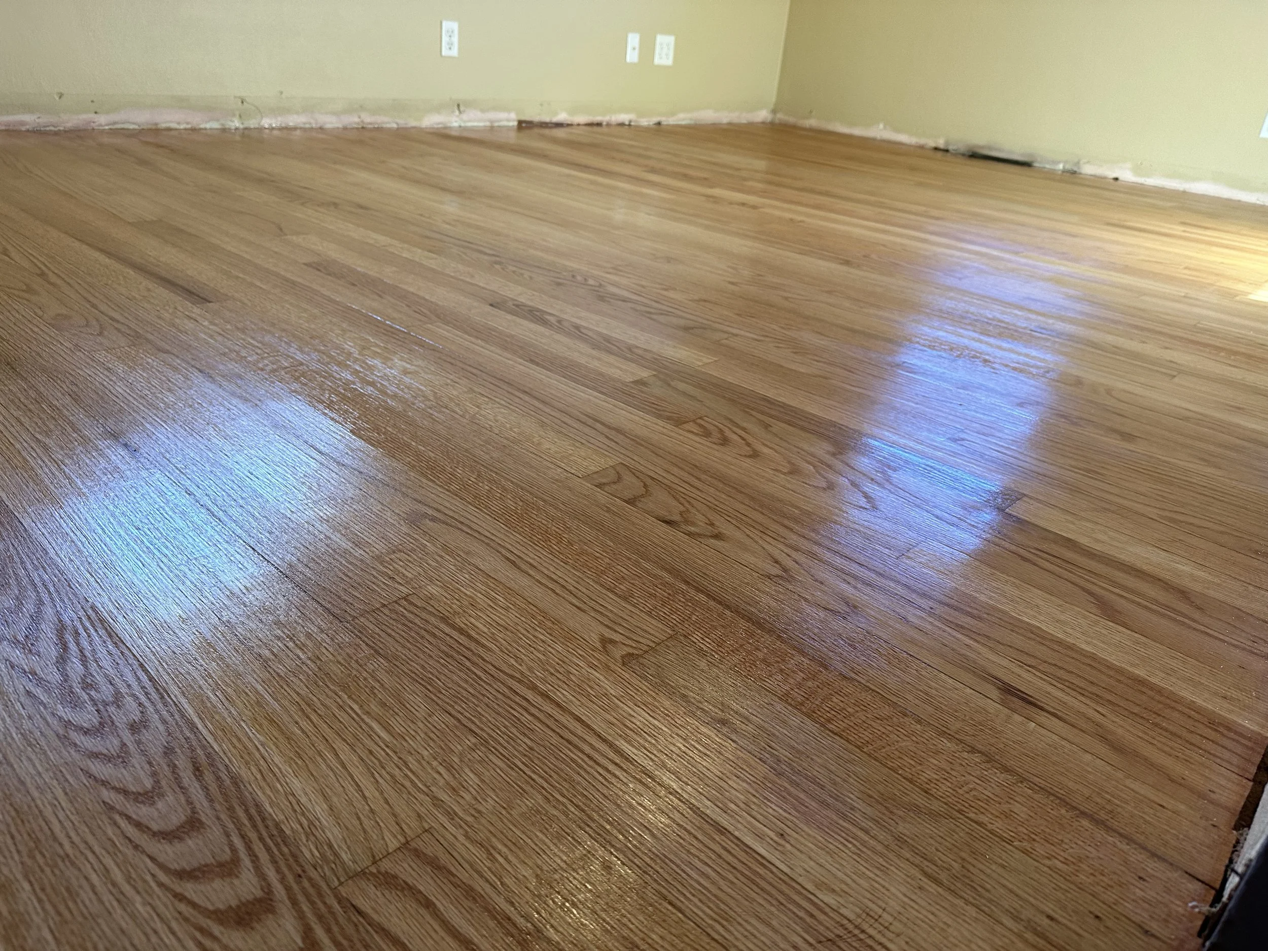 Refinished hardwood flooring in Union, IL by Cristian Maxin Flooring