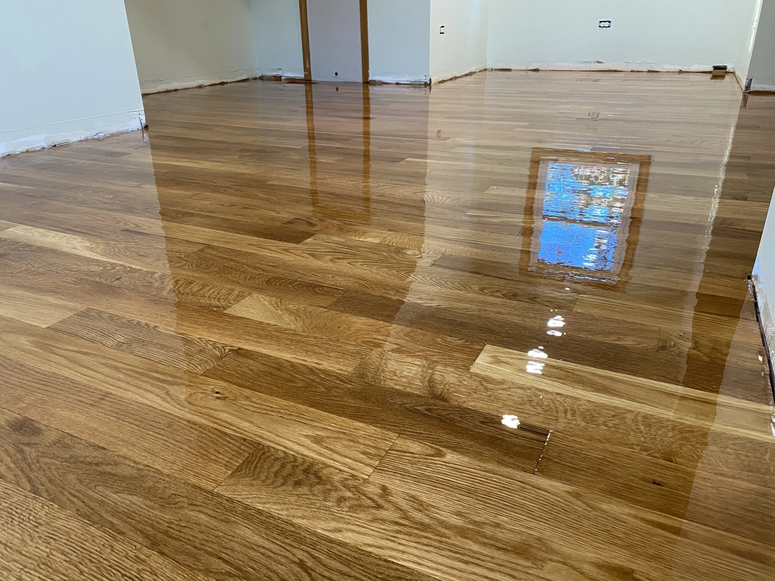 Refinished hardwood floors in Bull Valley, IL
