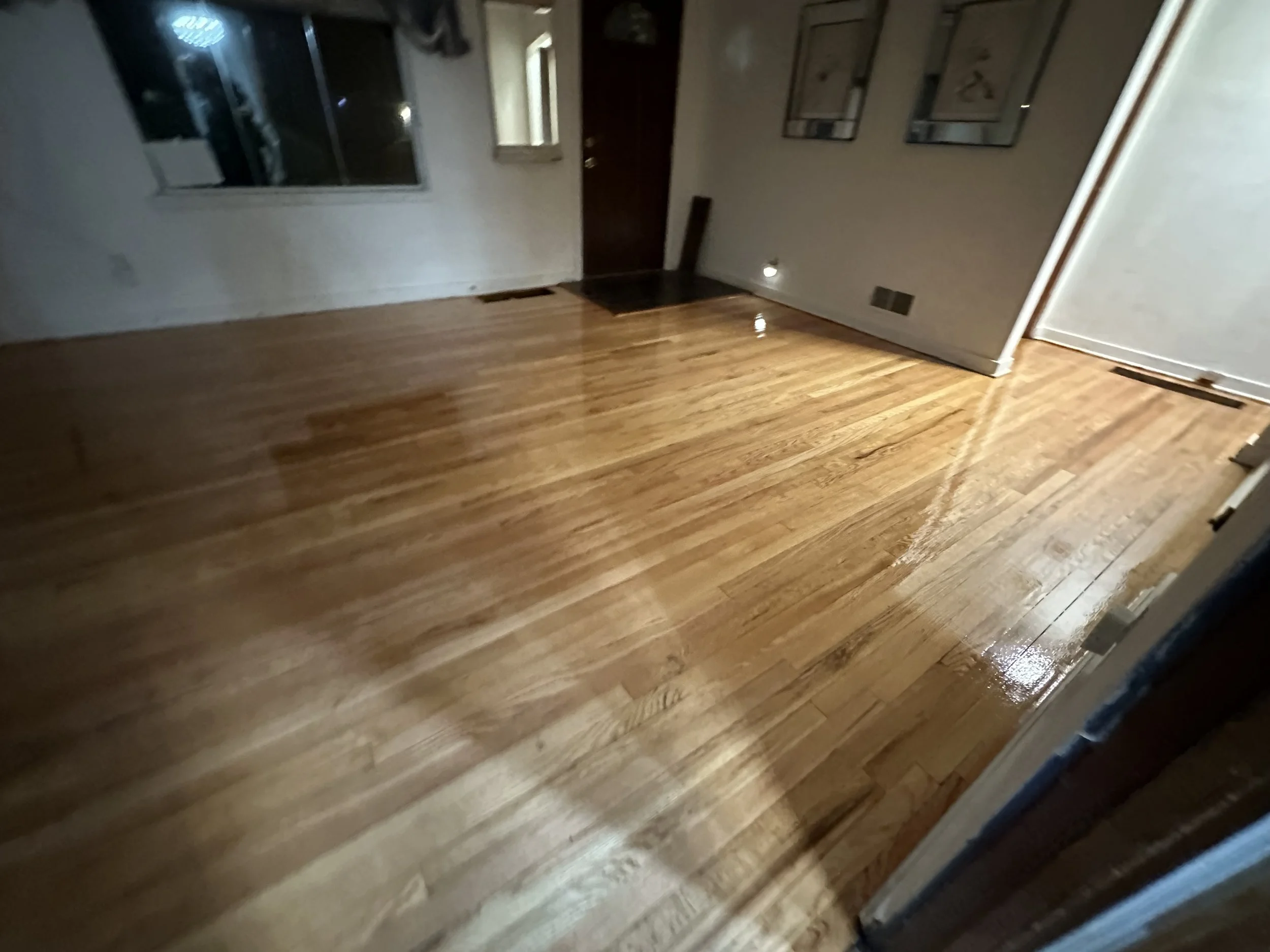 Refinished hardwood flooring in Marengo, IL by Cristian Maxin Flooring