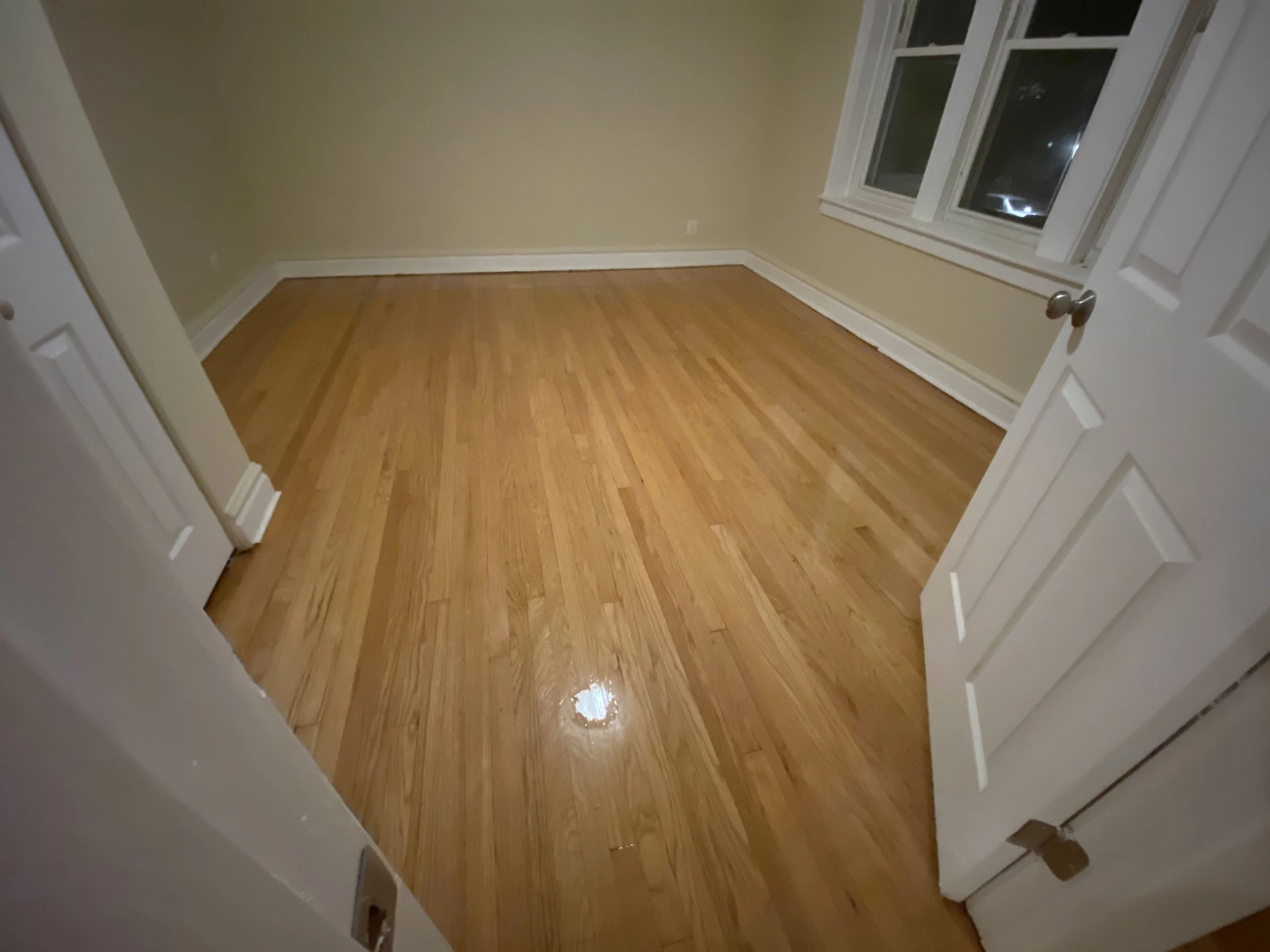Refinished hardwood floor in Johnsburg, IL