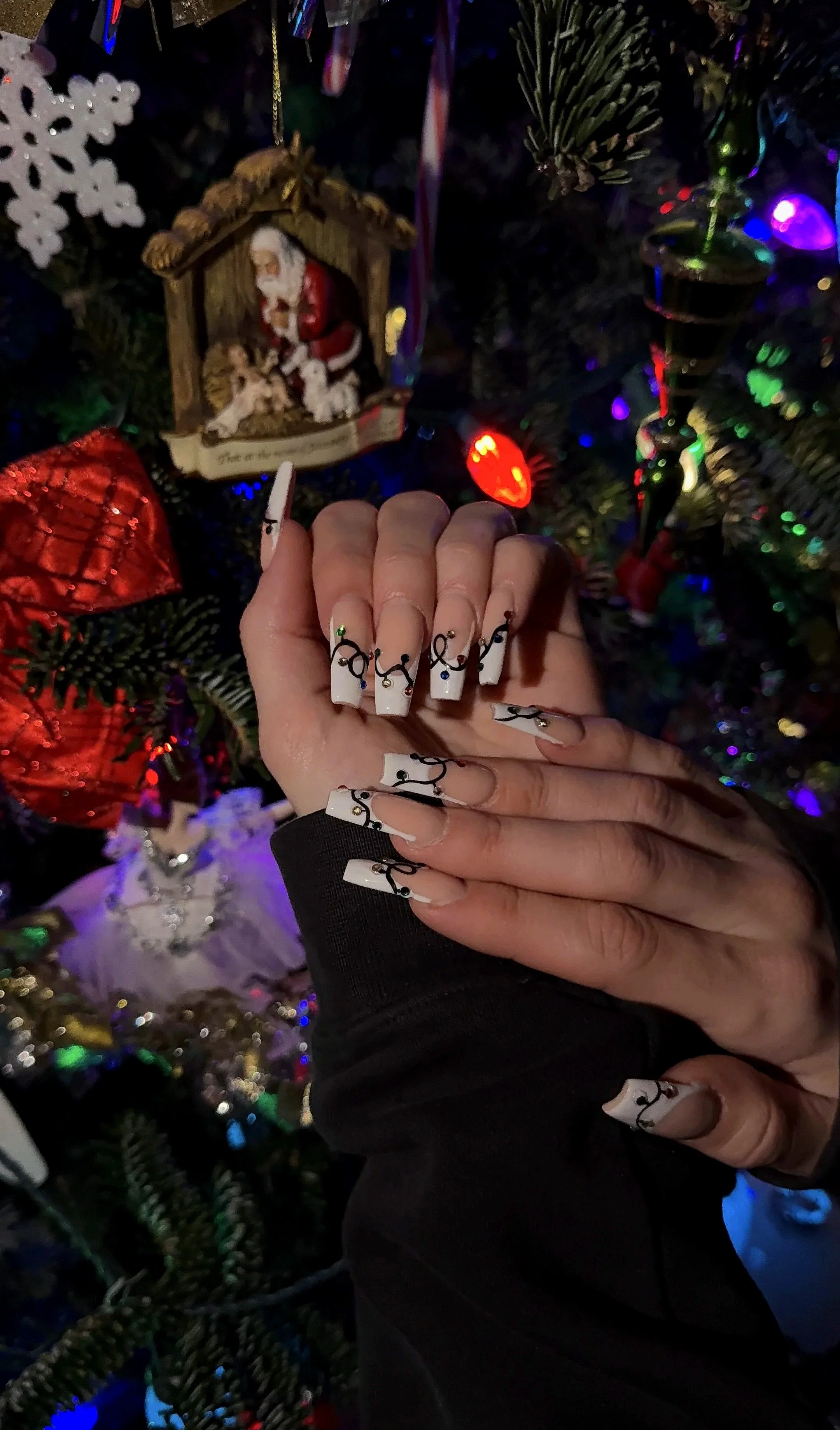 Acrylic Set - Christmas Lights