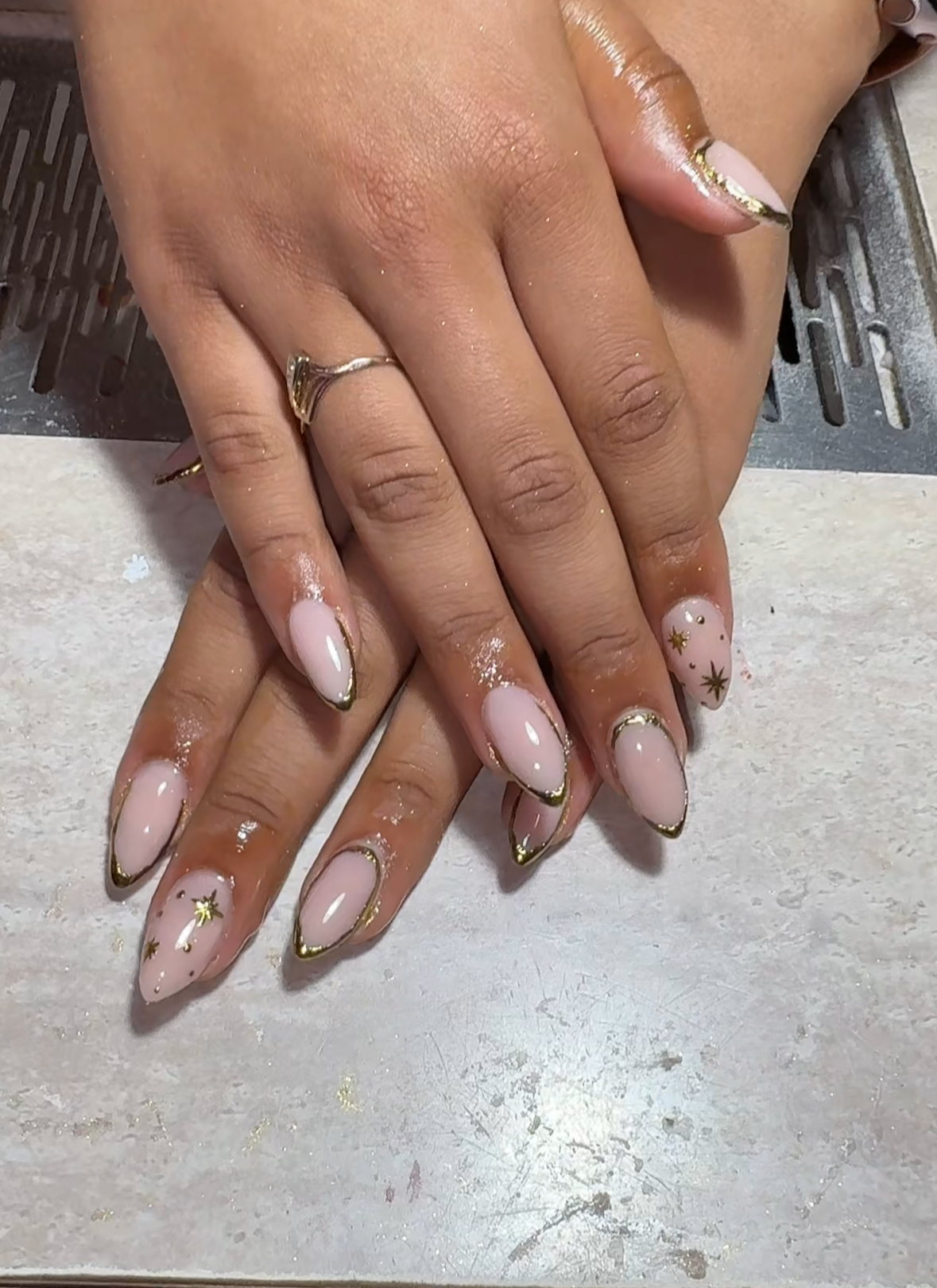 Acrylic Set - Hint of Gold