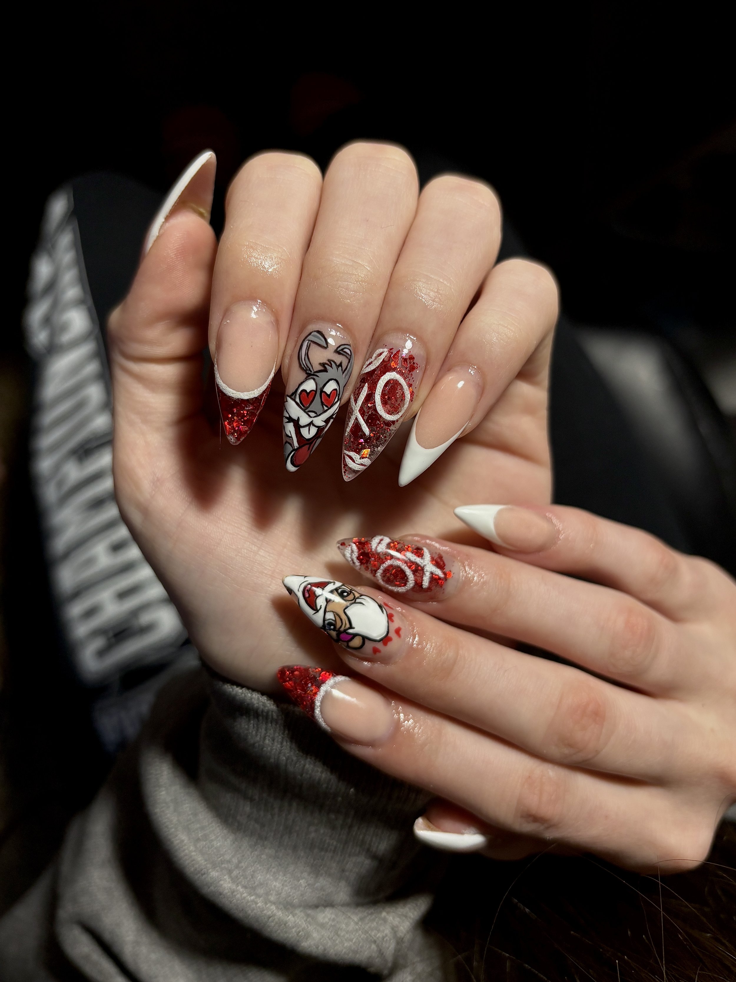 Acrylic Set - Encapsulation + Nail Art