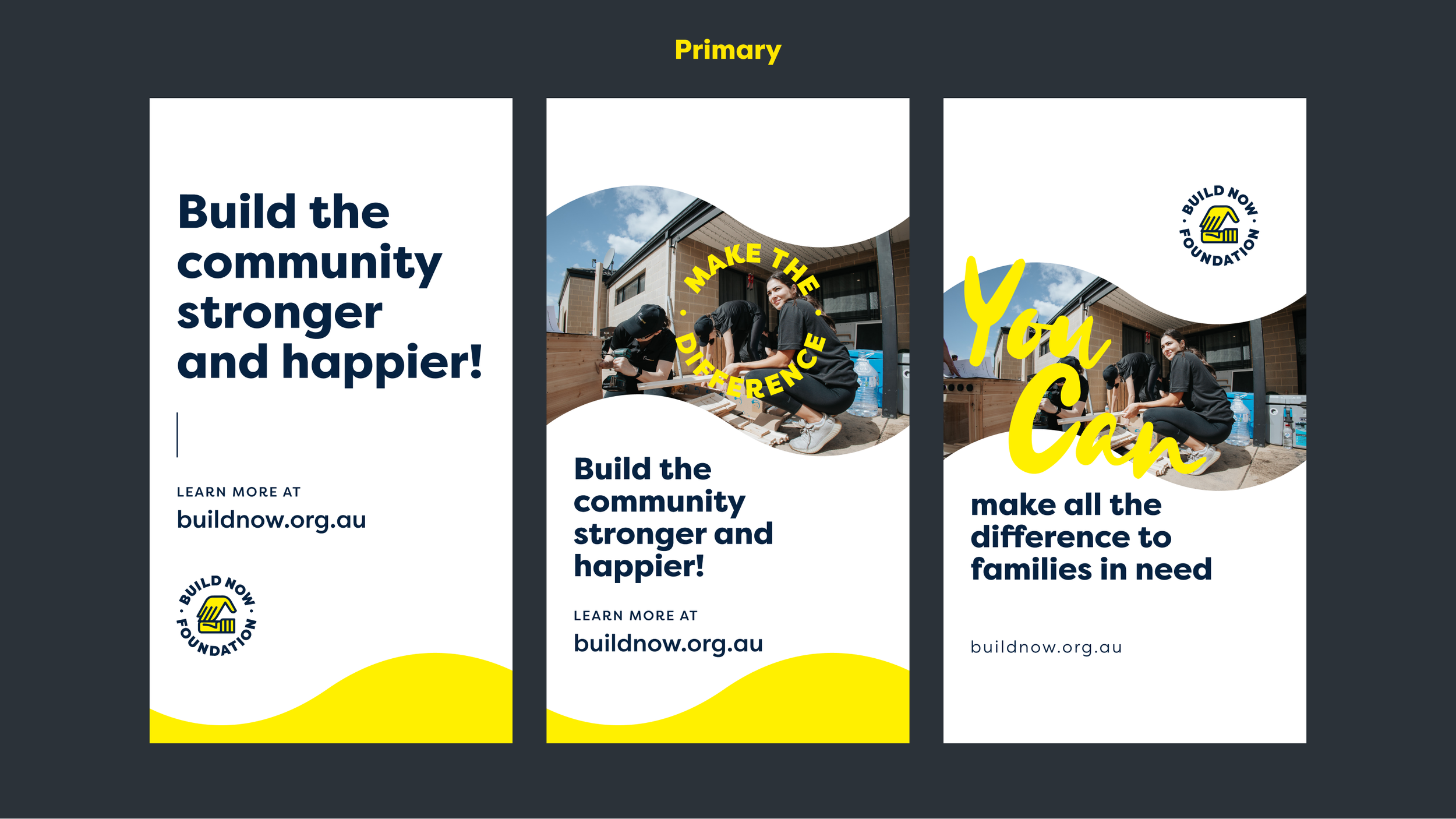 We then progressed to refining the logo and exploring colour, graphic elements and layout in combination before arriving at the approved styles.