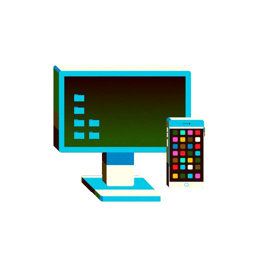 Services looping icons.