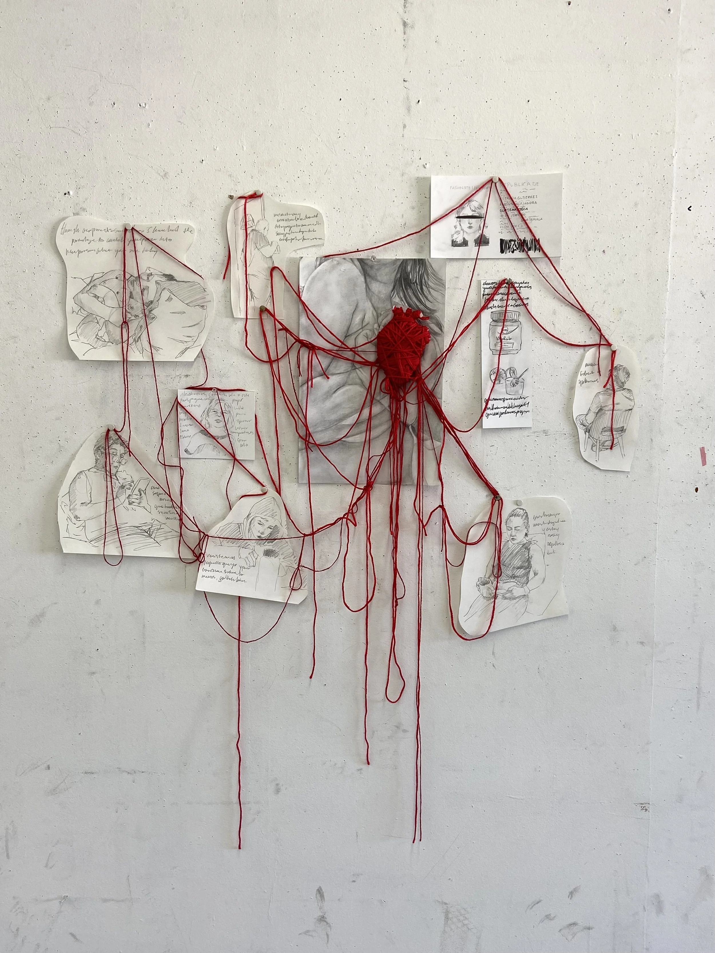 Holding It Together, 2022, mixed media