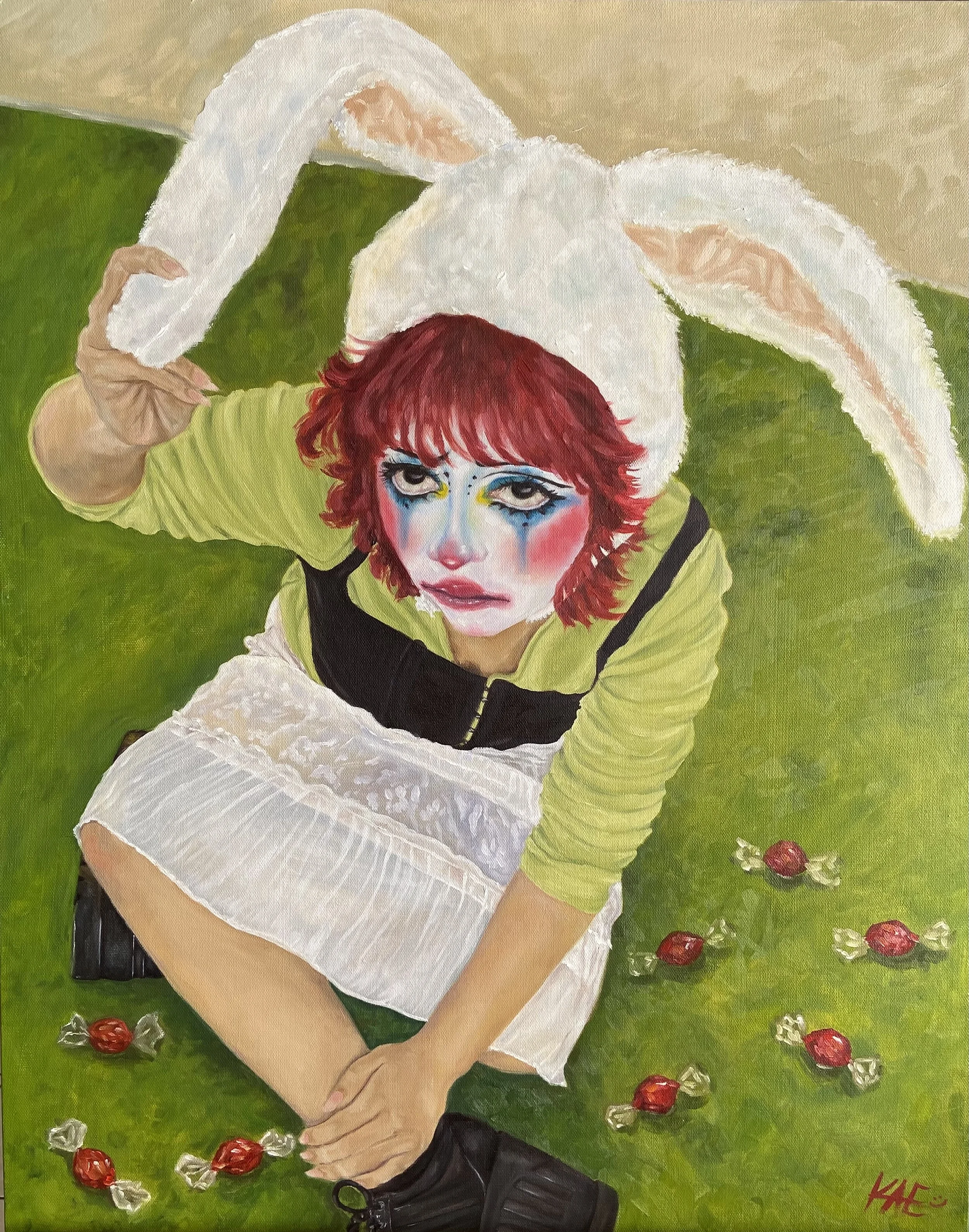 Pity Party, 2021, 24" x 36", oil on canvas