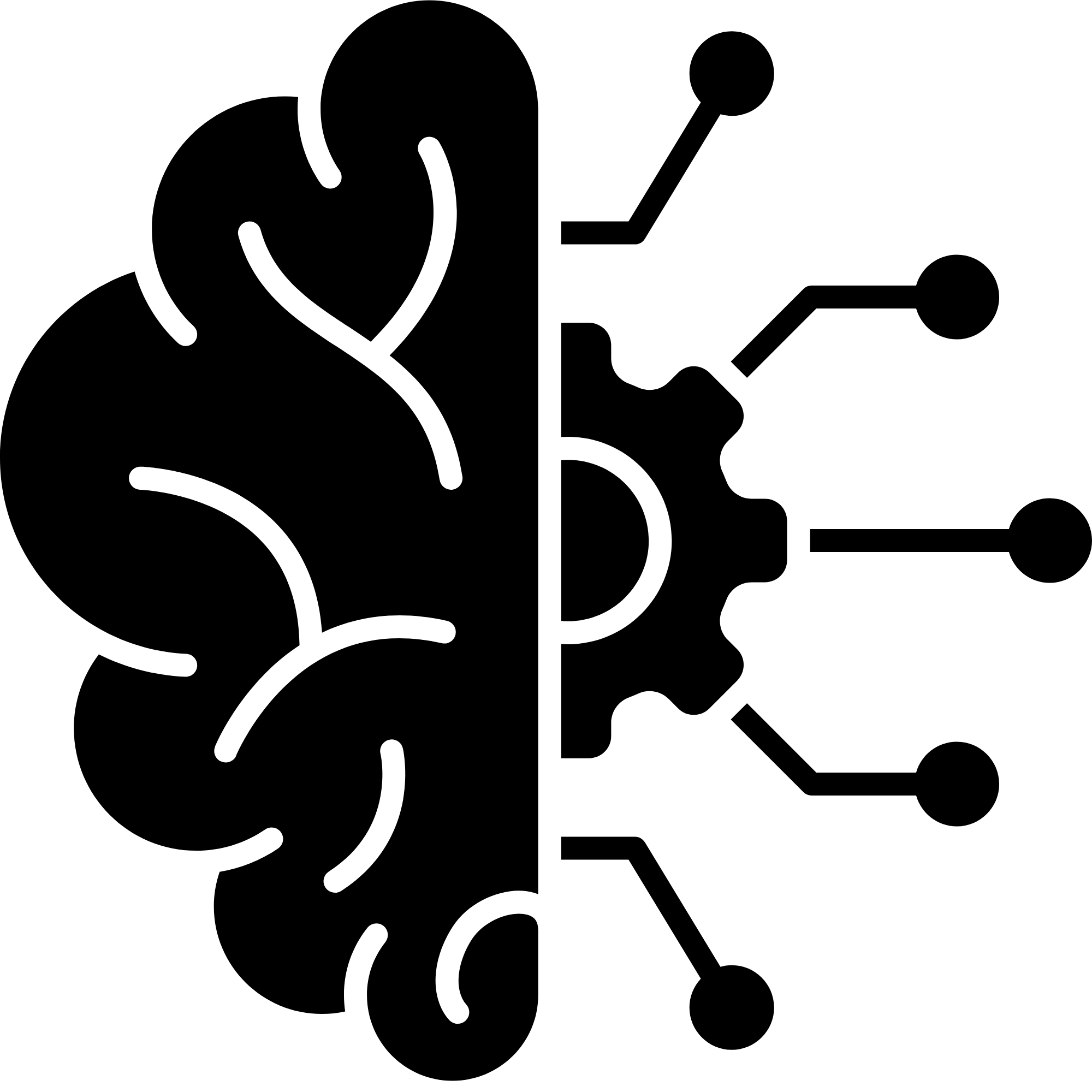 Black and white illustration of a person wearing a lab coat and glasses, standing next to a computer with a network diagram projecting from the monitor.