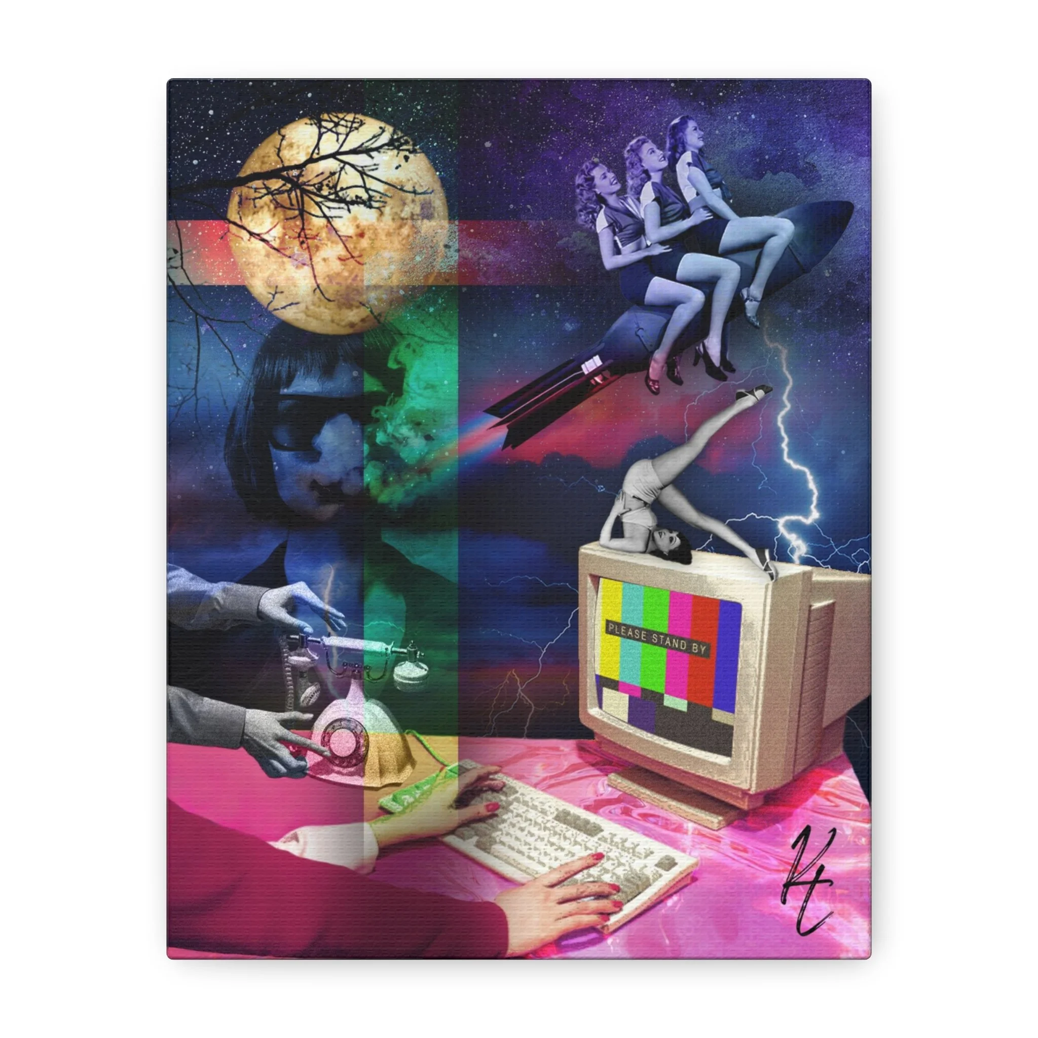 Mixed Signals Canvas Print