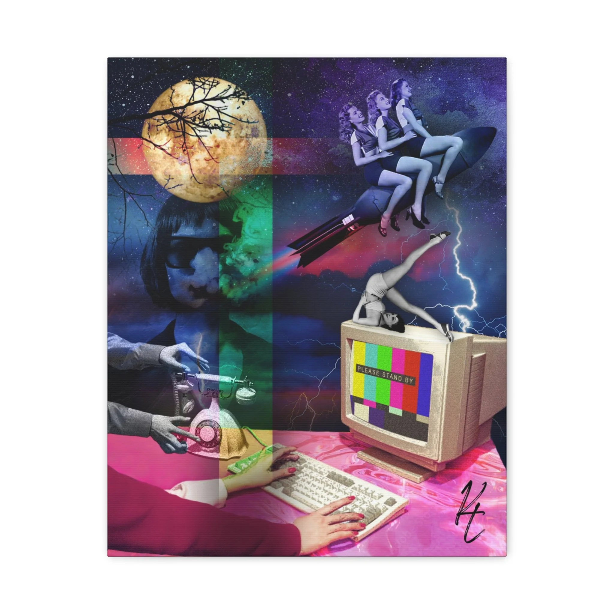 Mixed Signals Canvas Print