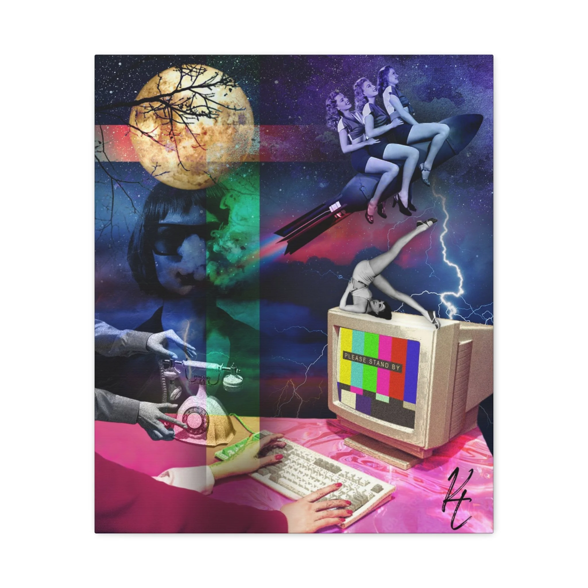 Mixed Signals Canvas Print