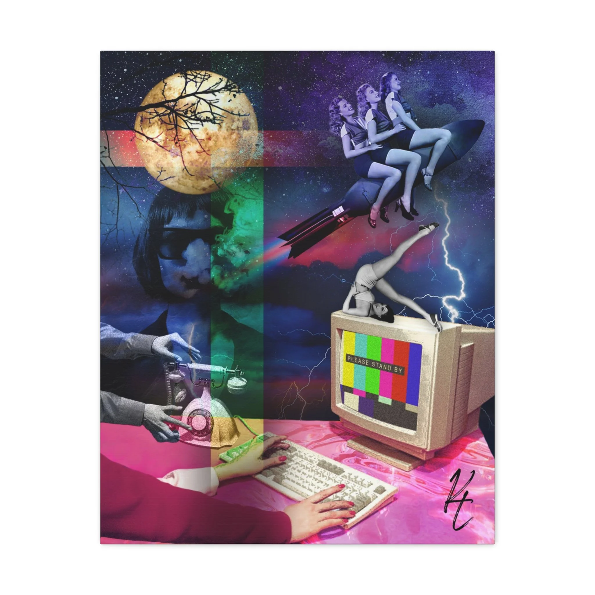 Mixed Signals Canvas Print