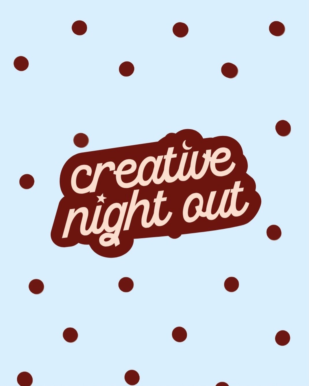 we are officially, and slowly, entering a new chapter as @yourcreativenightout 🎟️ you may remember us as karma creative studios... or maybe you don't 🤷🏻&zwj;♀️ either way, we are taking creativity worldwide and hope you stick for the ride 🎢🍿