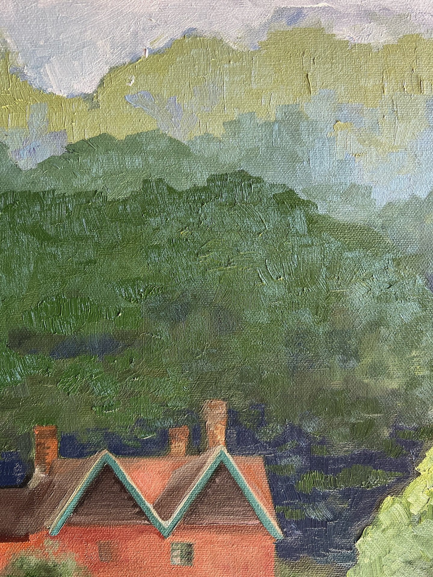 When I saw there was an art competition to show case the beauty of Chartwell and the surrounding gardens, my heart skipped a beat. I told Chris and we packed up the car (baby sling and all) to head down for a day of exploring in July. I was immediate