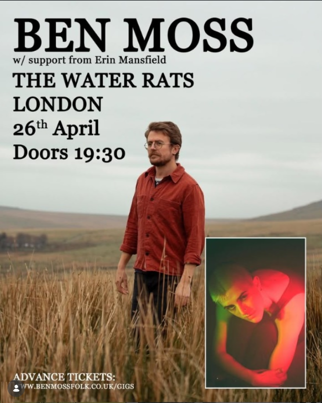 26/04 @ The Water Rats (with Ben Moss)