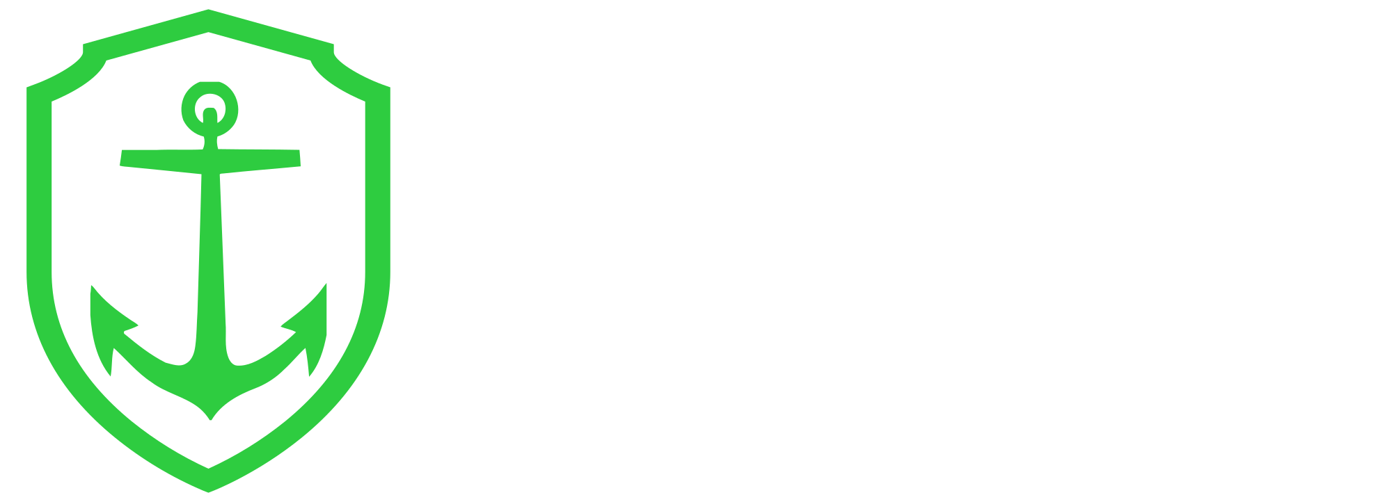 Logo of Halifax Cybersecurity Solutions with an anchor inside a shield outline in green, and the company name in white text.