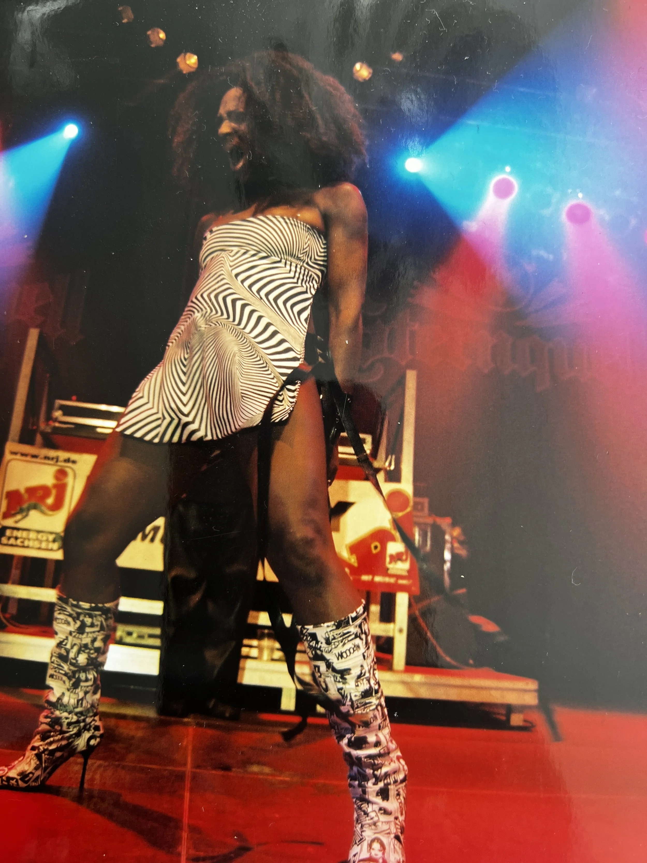 Jackie Sangster on stage 