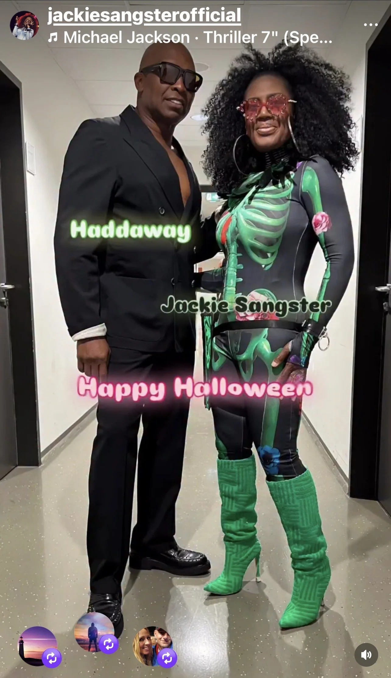 Jackie Sangster &  Haddaway