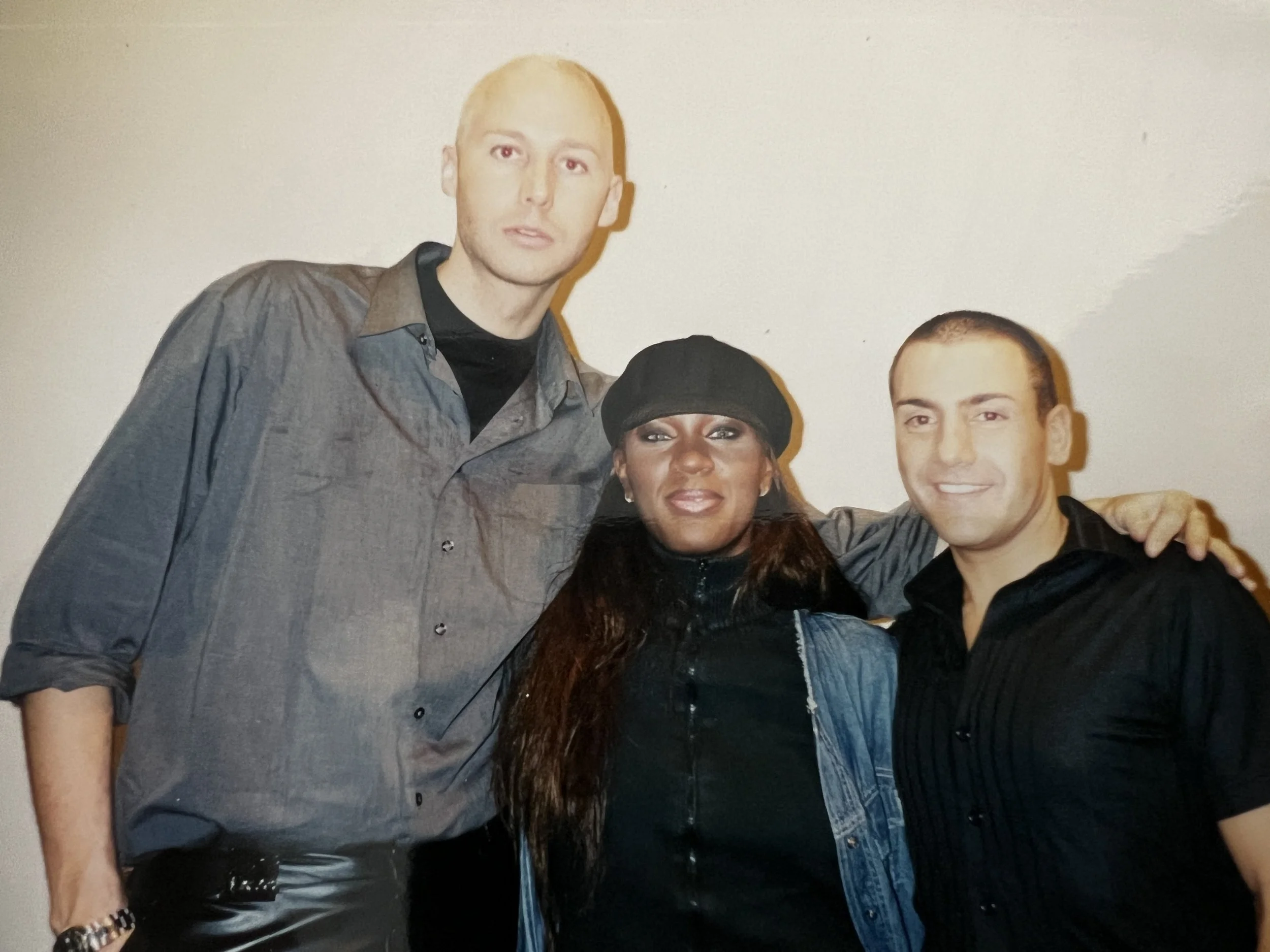 Jackie Sangster with Boris fashion designer  & dancer